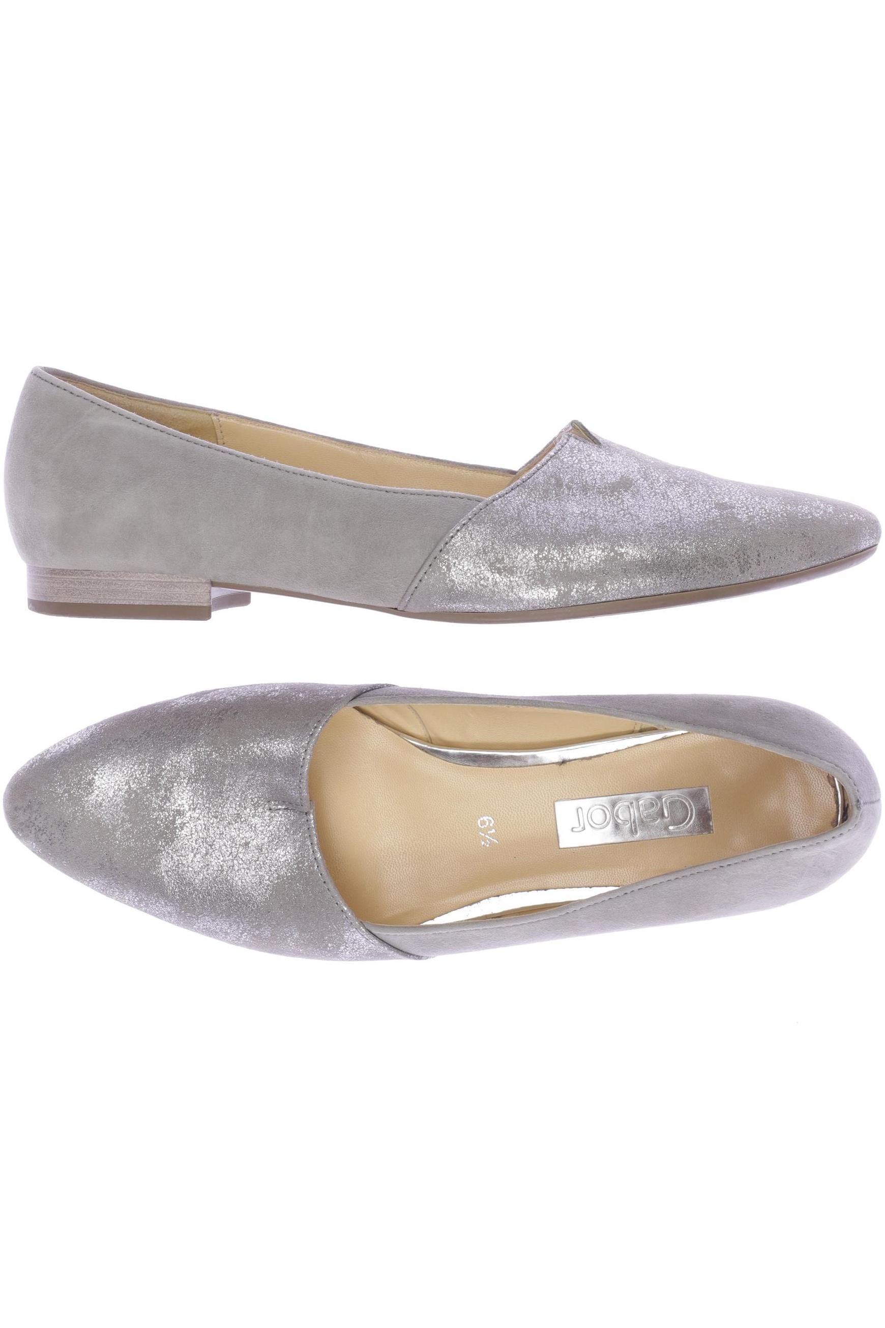 

Gabor Damen Ballerinas, silber, Gr. 6.5