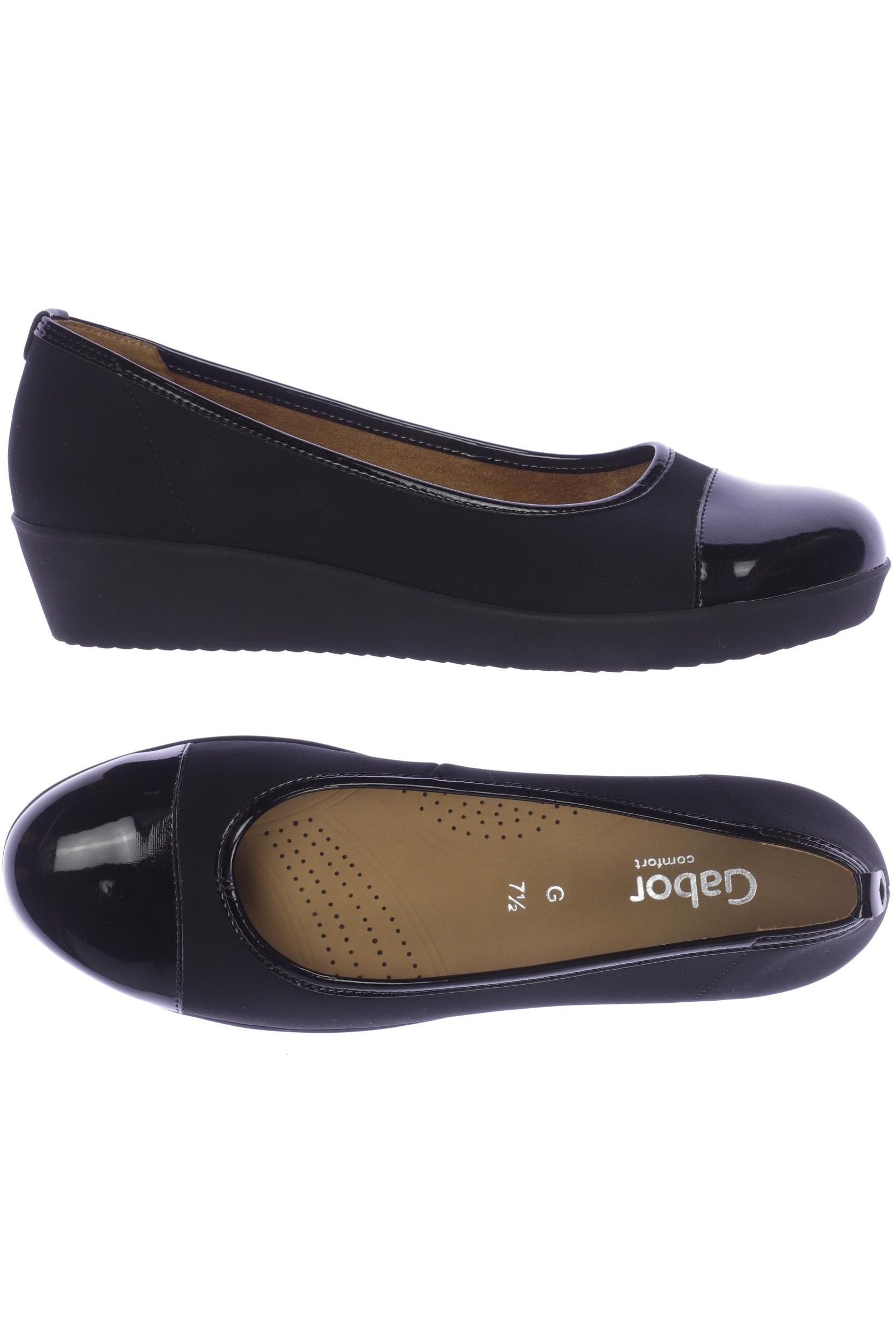 

Gabor Damen Ballerinas, schwarz, Gr. 7.5