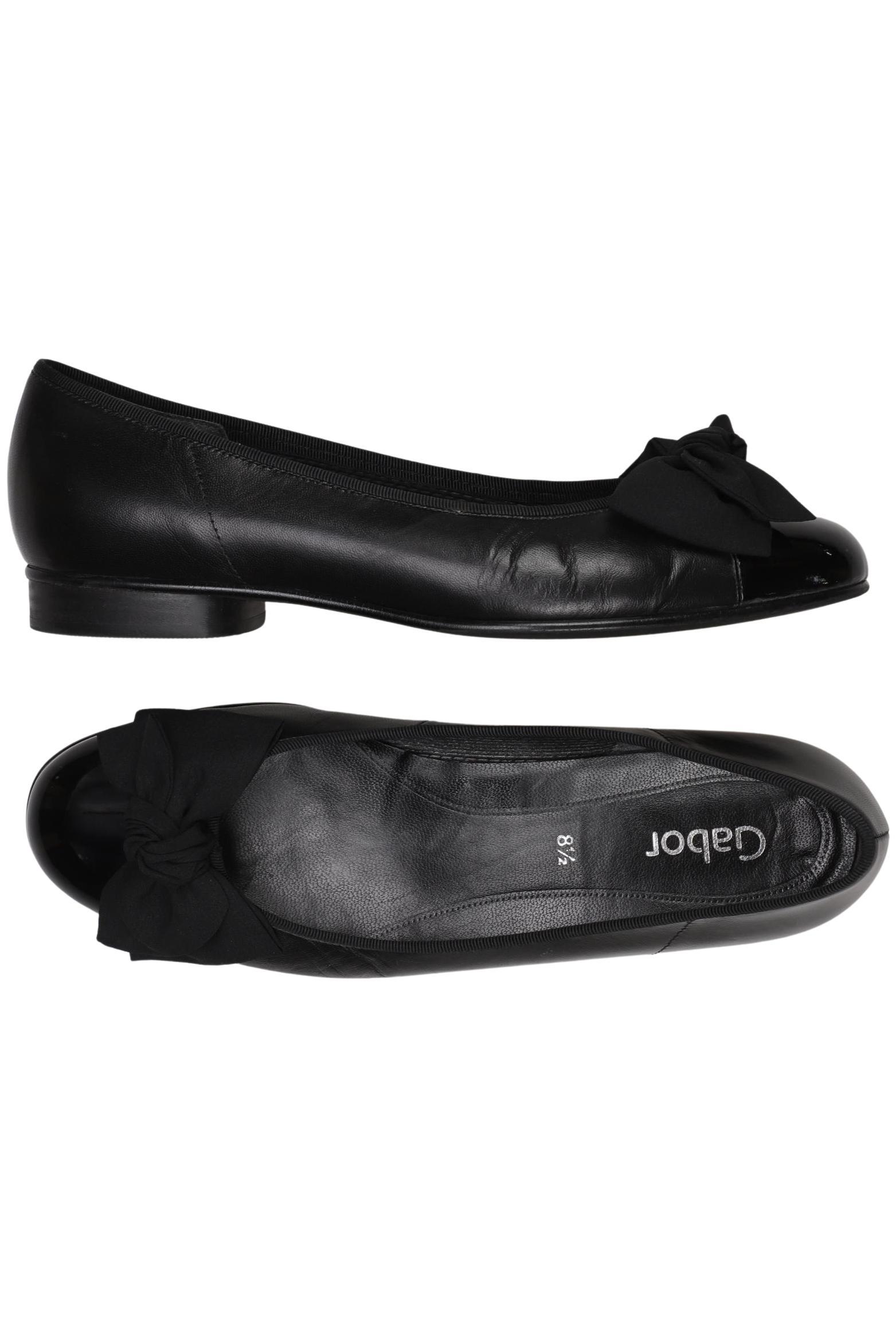 

Gabor Damen Ballerinas, schwarz, Gr. 8.5