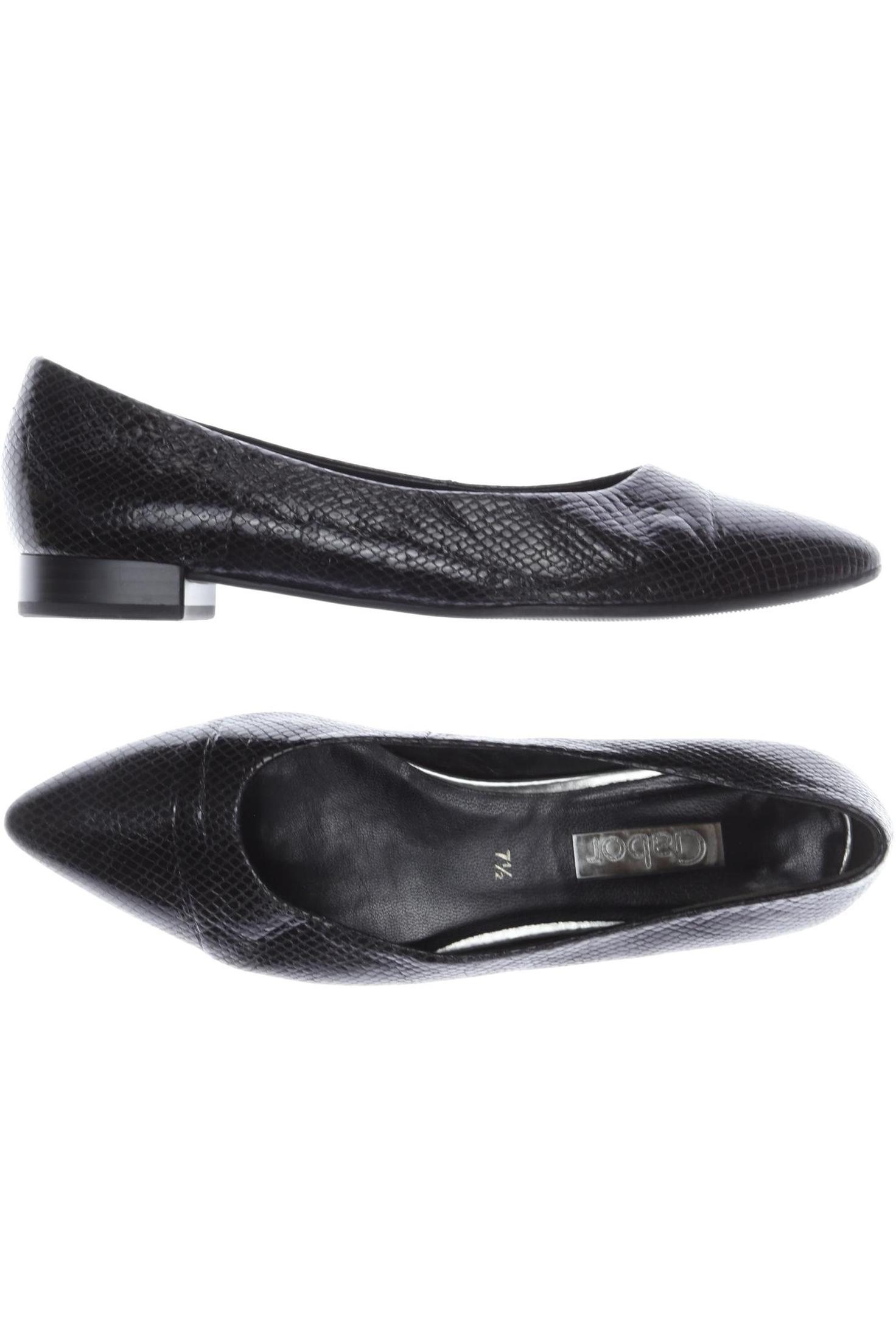 

Gabor Damen Ballerinas, schwarz, Gr. 7.5
