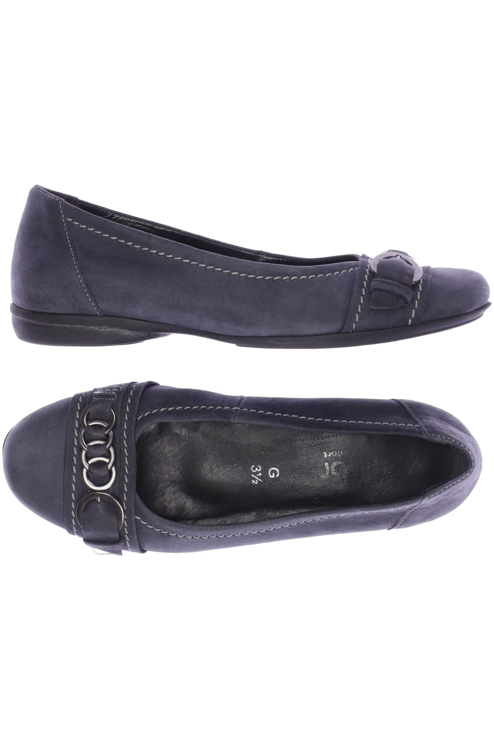 

Gabor Damen Ballerinas, blau, Gr. 3.5