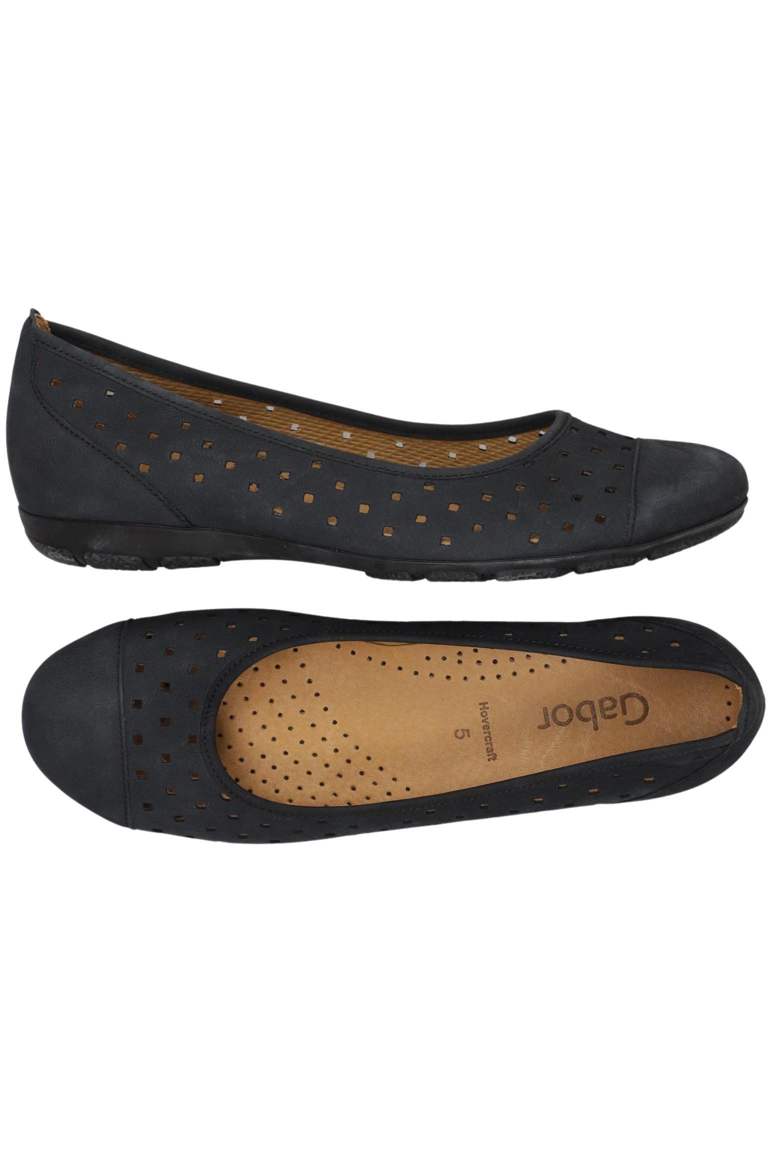 

Gabor Damen Ballerinas, schwarz, Gr. 5