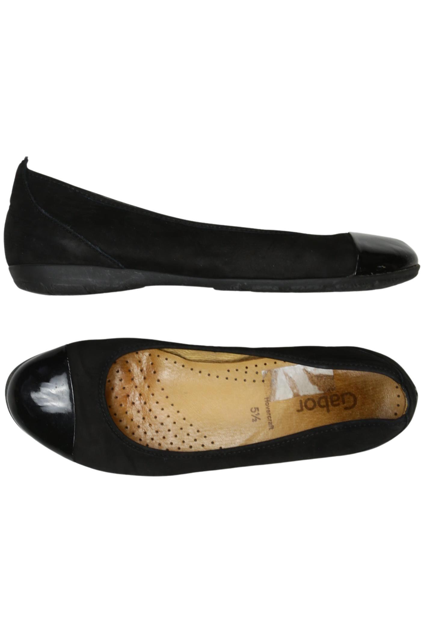 

Gabor Damen Ballerinas, schwarz, Gr. 5.5