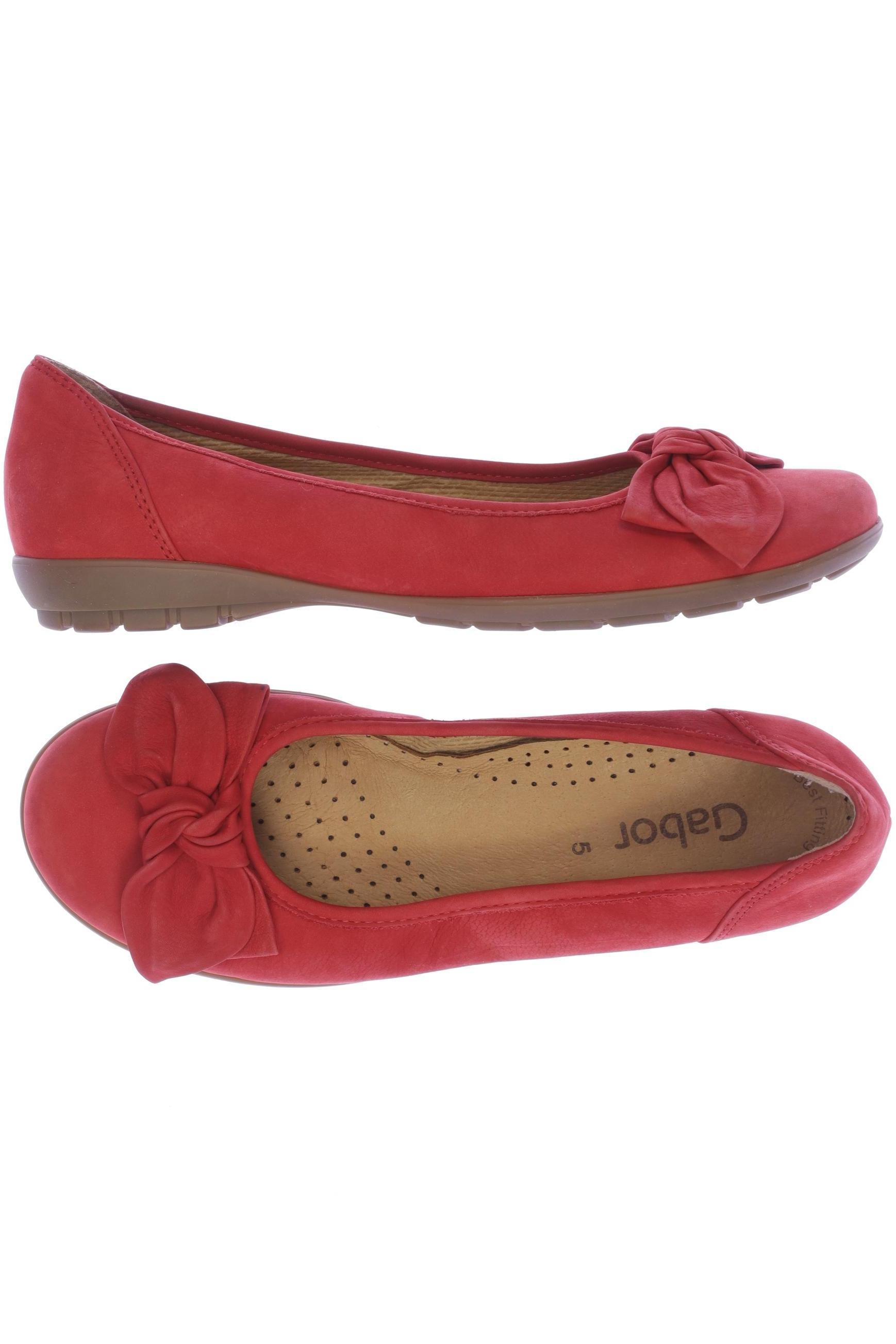 

Gabor Damen Ballerinas, rot, Gr. 5