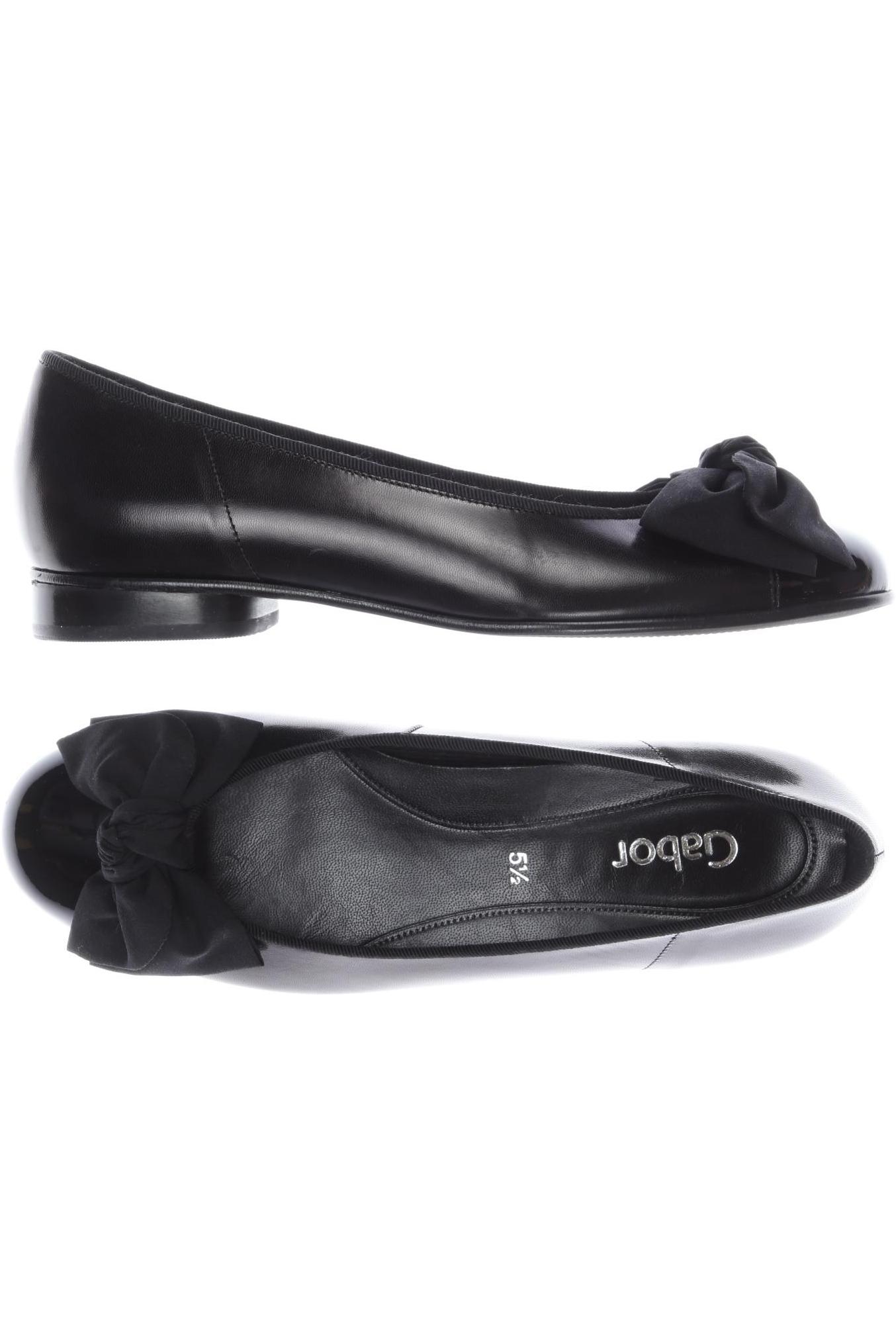 

Gabor Damen Ballerinas, schwarz, Gr. 5.5