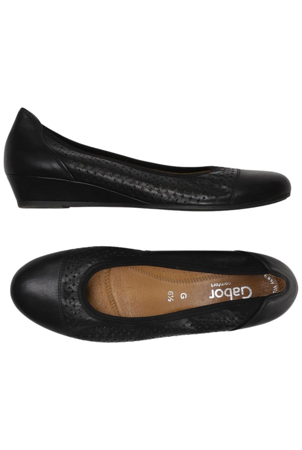 

Gabor Damen Ballerinas, schwarz, Gr. 6.5