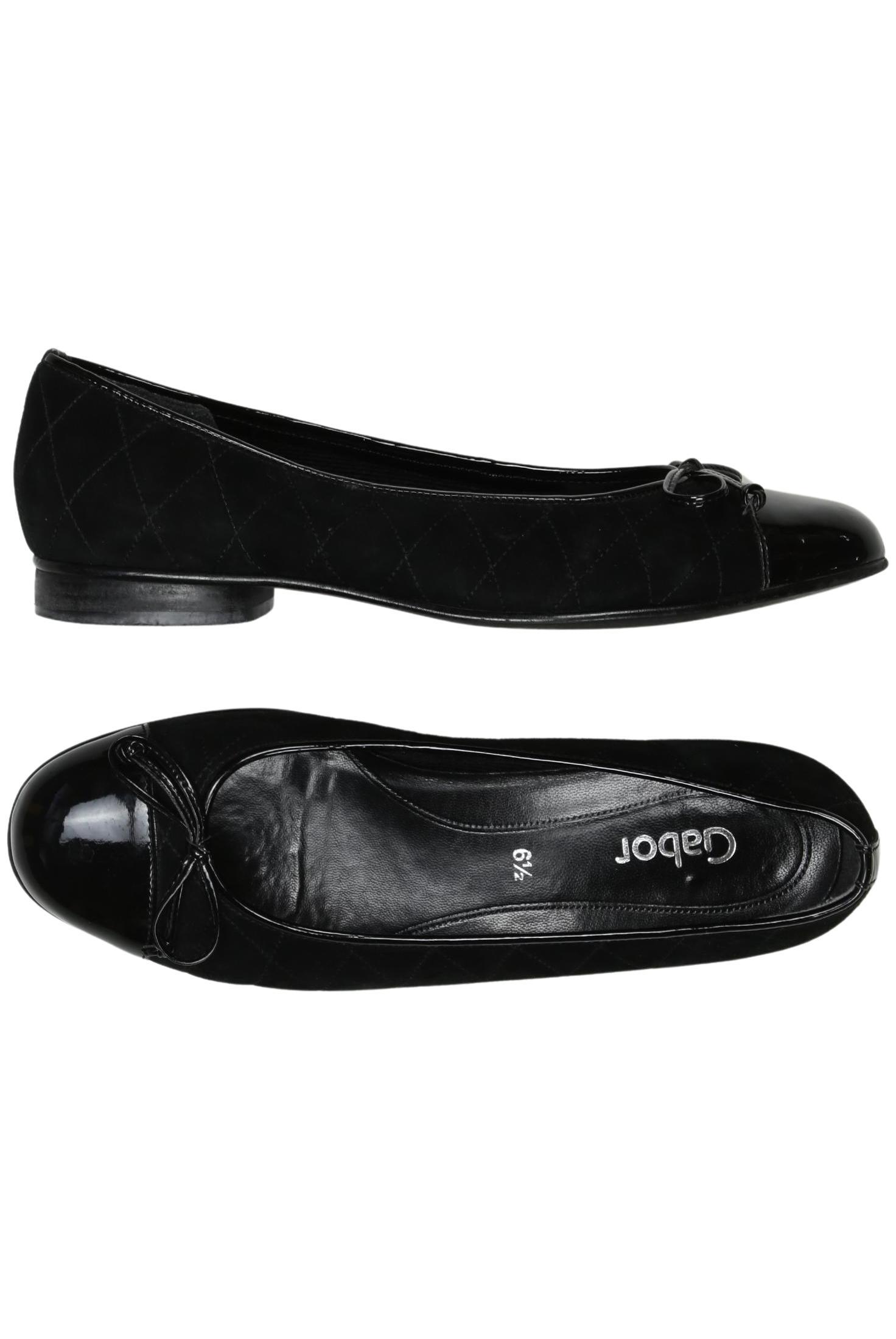 

Gabor Damen Ballerinas, schwarz, Gr. 6.5