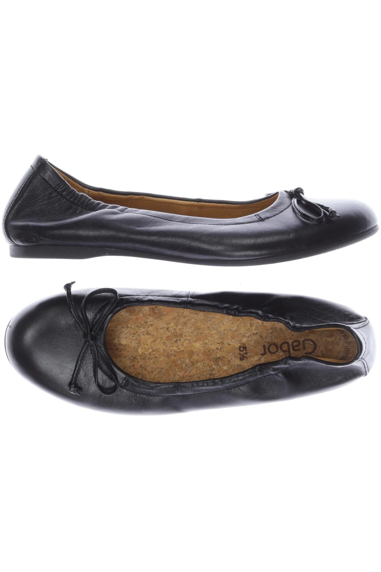 

Gabor Damen Ballerinas, schwarz, Gr. 5.5