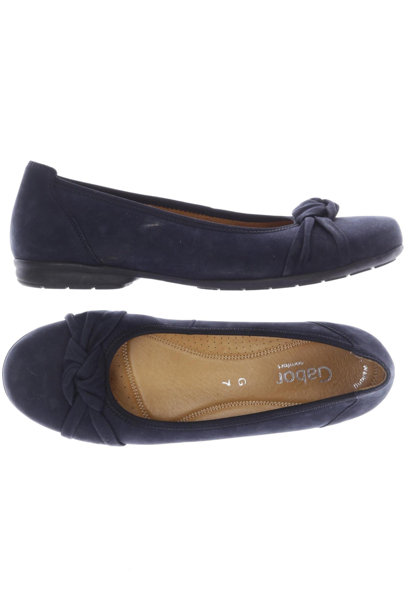 

Gabor Damen Ballerinas, marineblau, Gr. 7