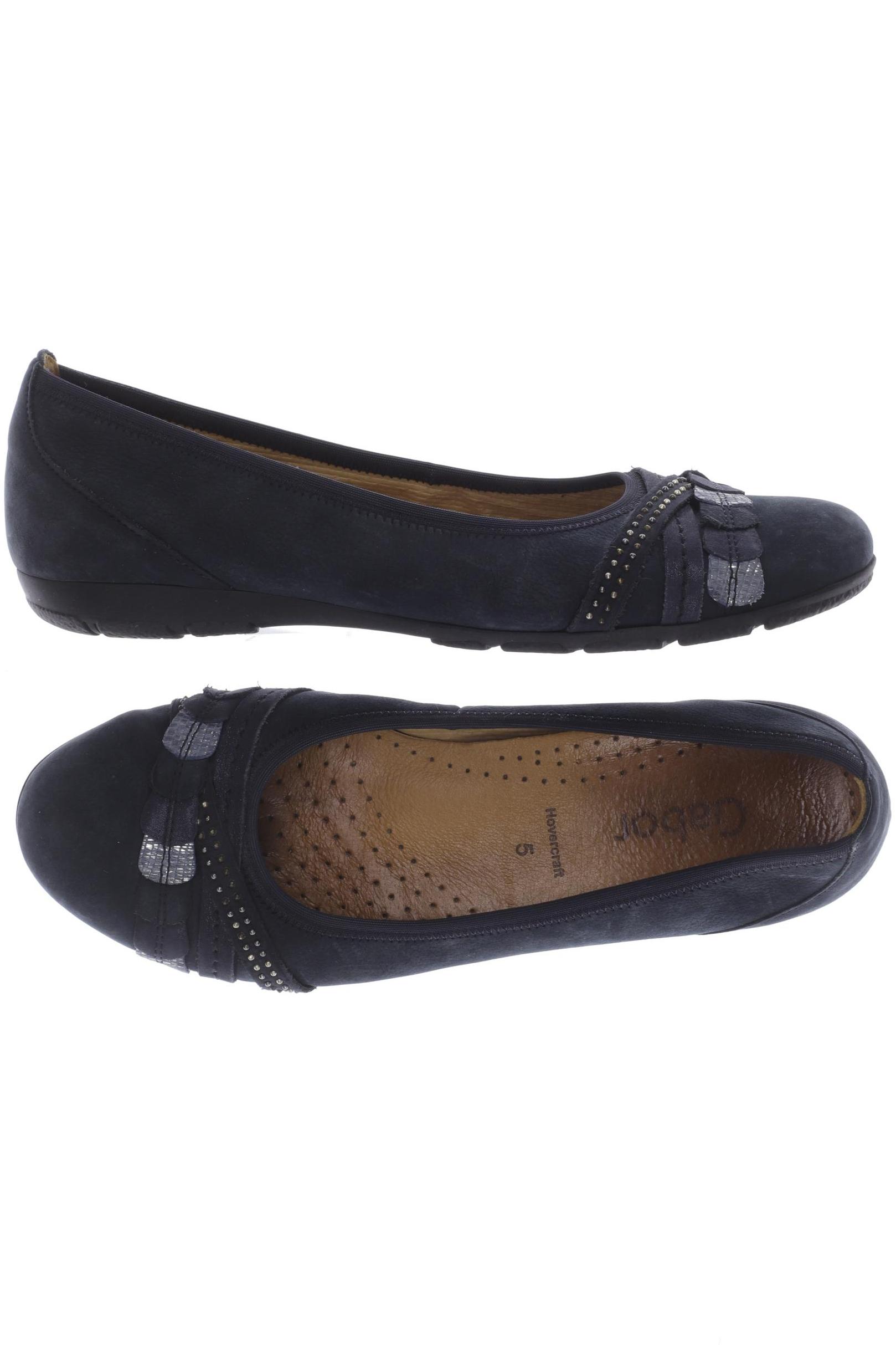 

Gabor Damen Ballerinas, marineblau, Gr. 5