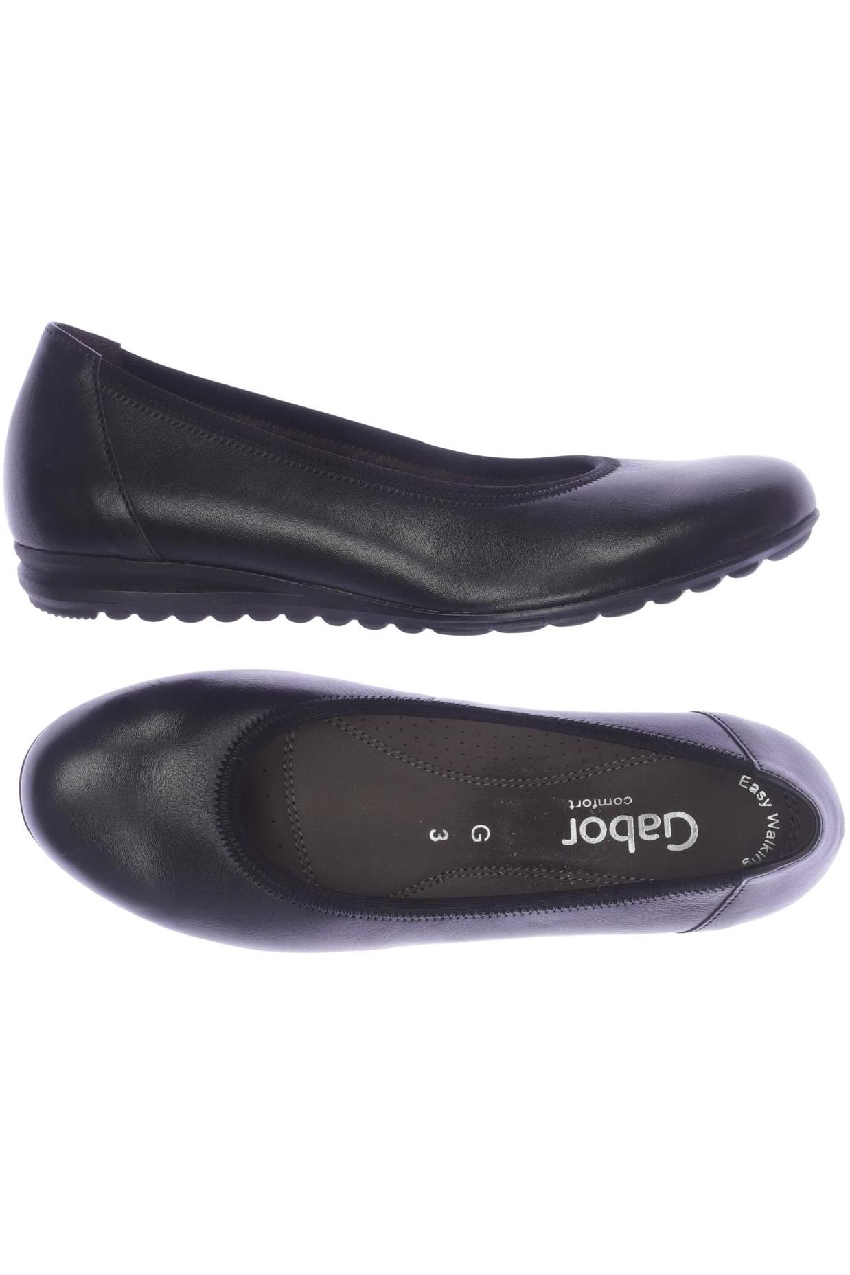 

Gabor Damen Ballerinas, schwarz, Gr. 3