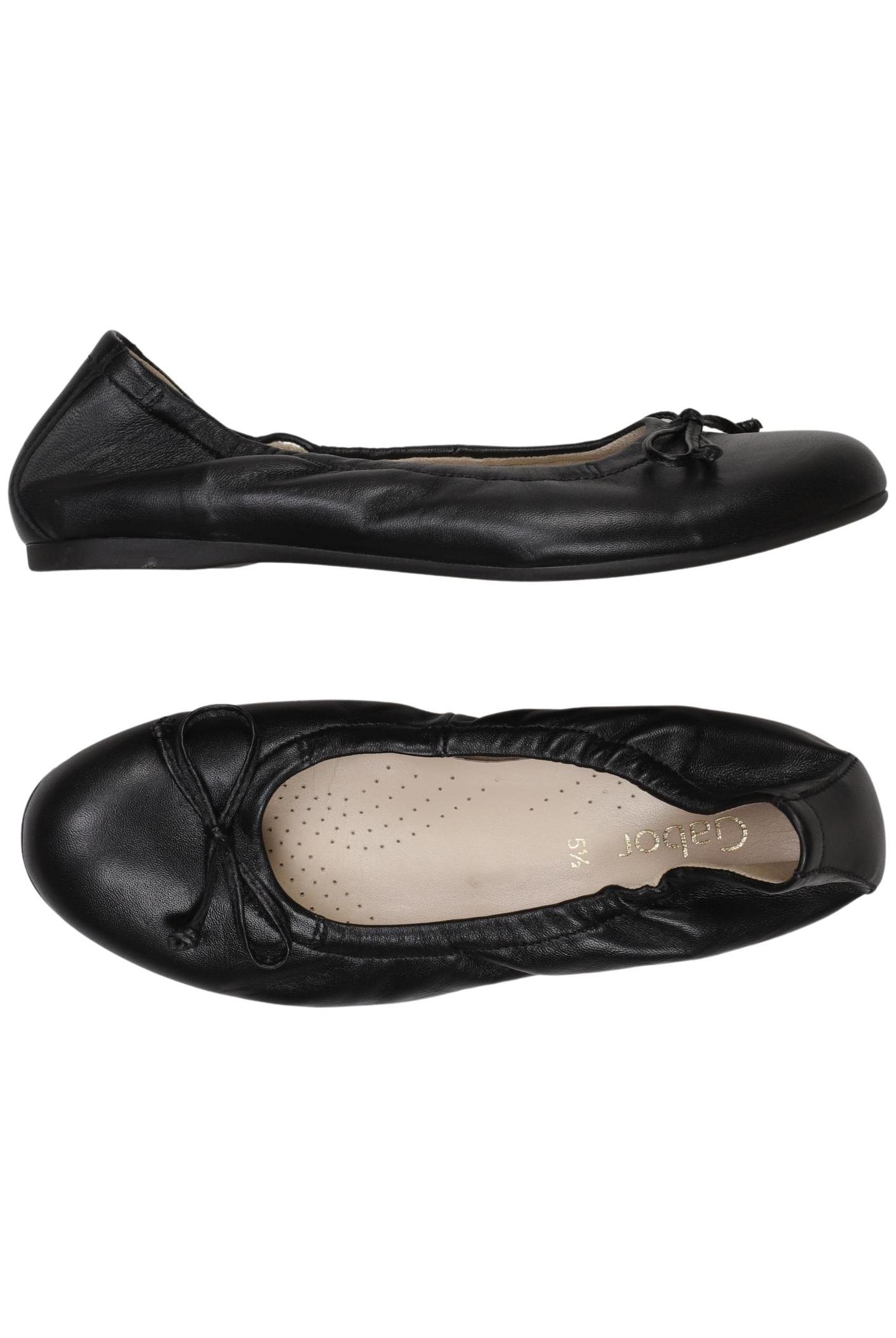 

Gabor Damen Ballerinas, schwarz, Gr. 5.5