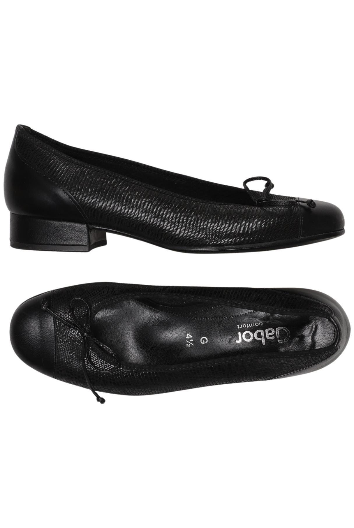 

Gabor Damen Ballerinas, schwarz, Gr. 4.5