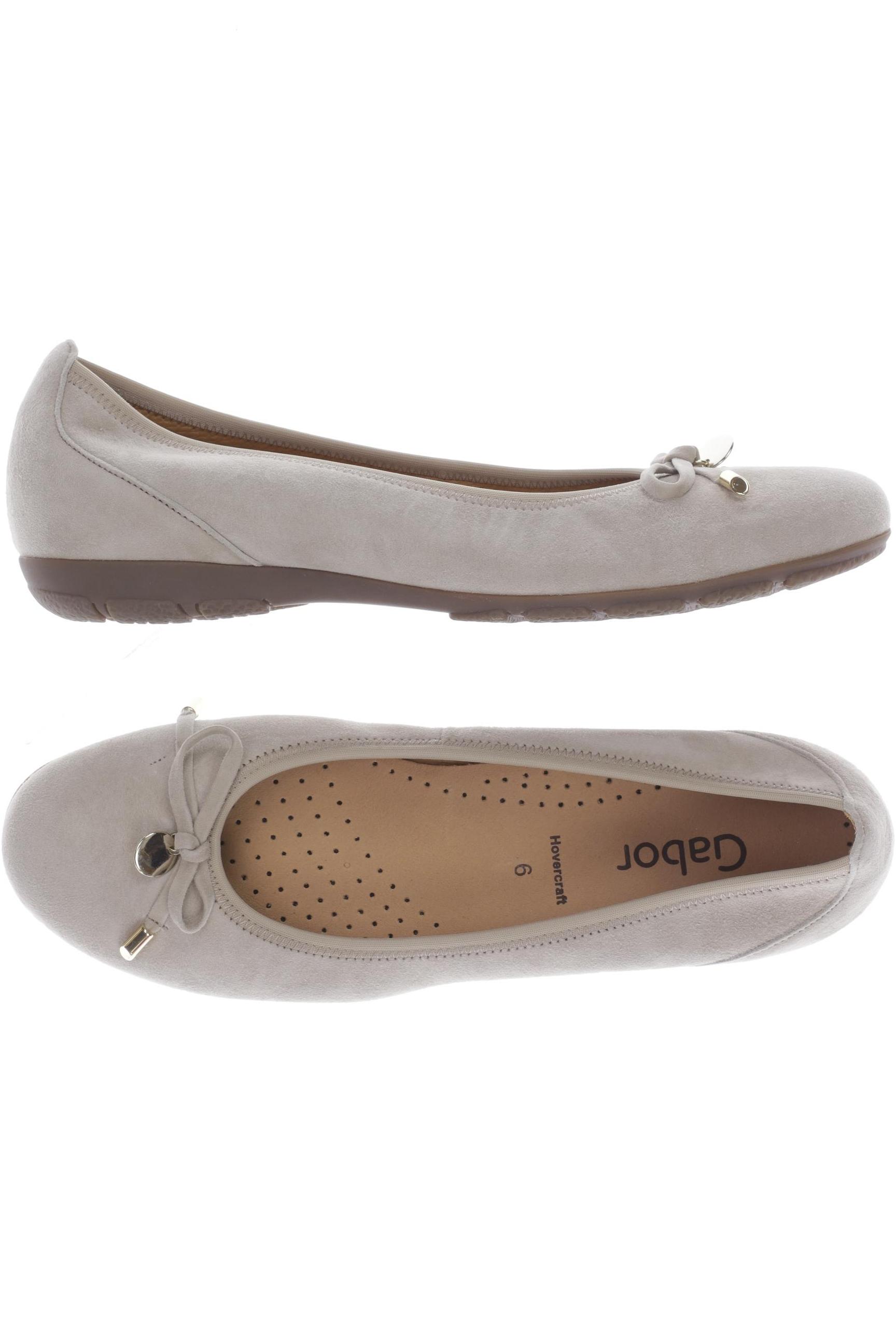 

Gabor Damen Ballerinas, cremeweiß, Gr. 6