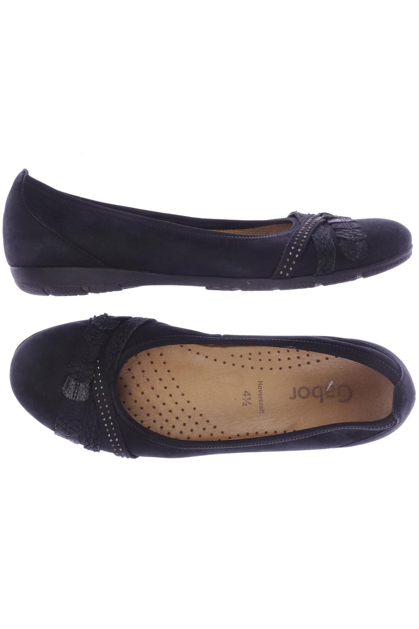 

Gabor Damen Ballerinas, schwarz, Gr. 4.5