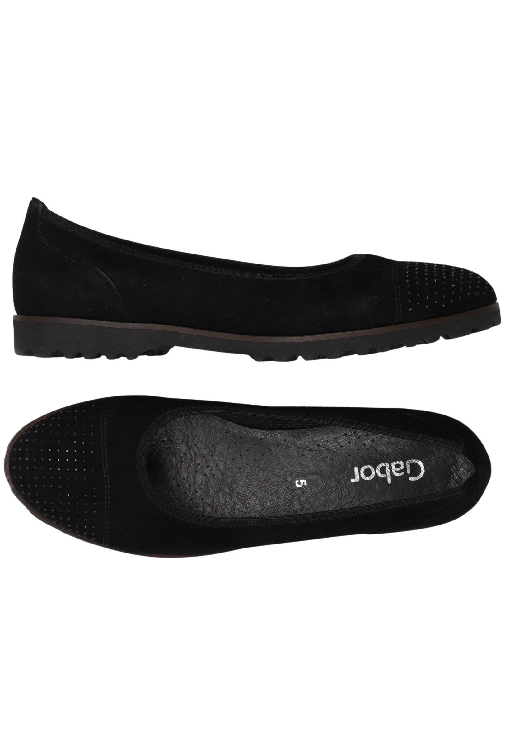 

Gabor Damen Ballerinas, schwarz, Gr. 5