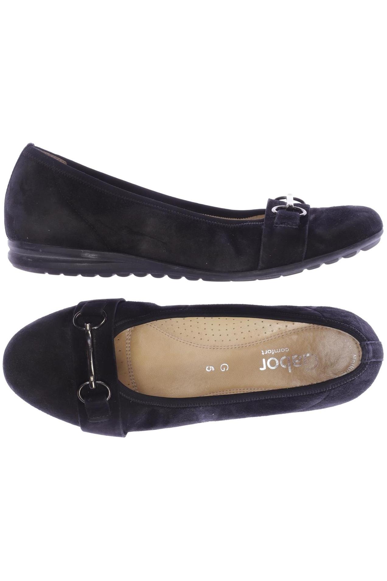 

Gabor Damen Ballerinas, schwarz, Gr. 5