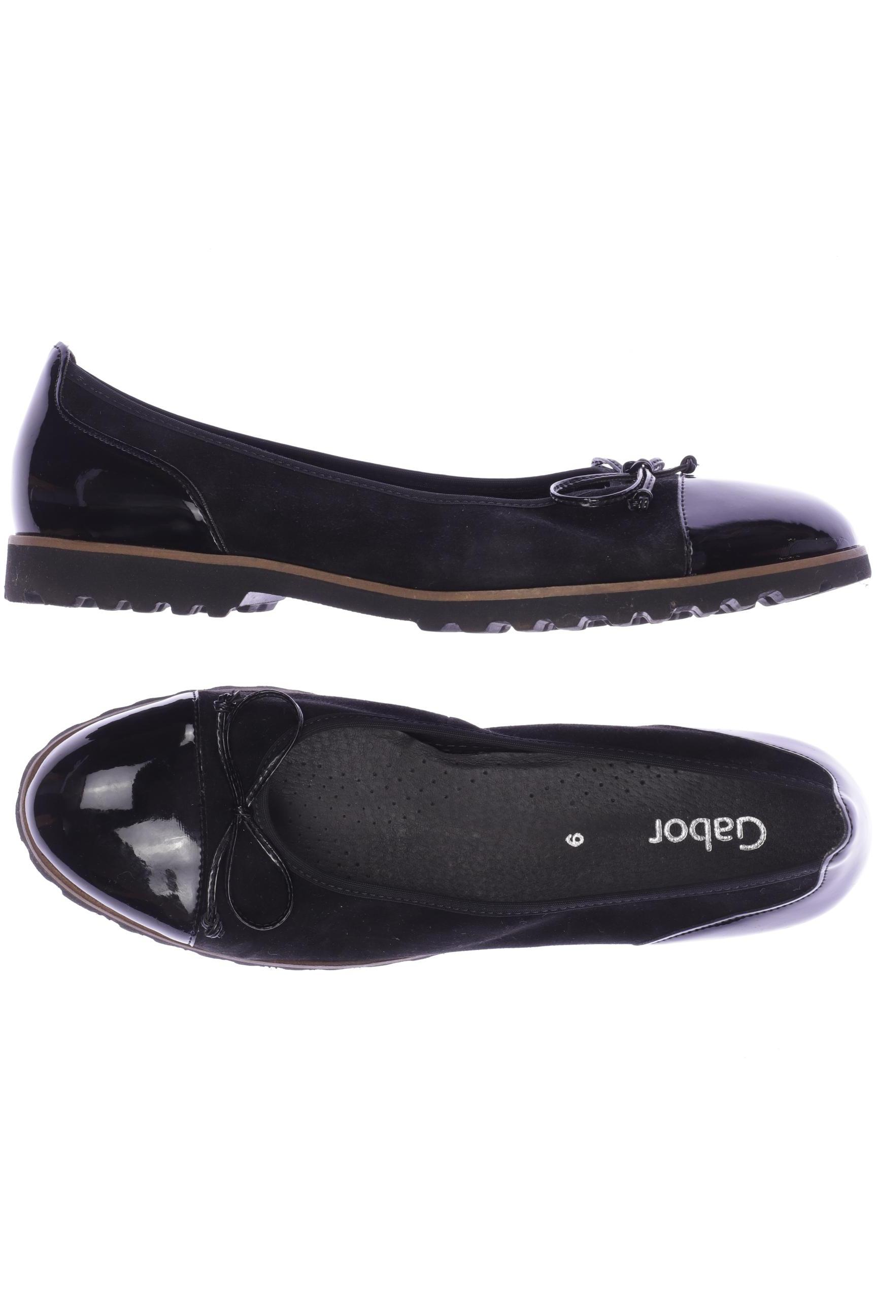 

Gabor Damen Ballerinas, schwarz, Gr. 9