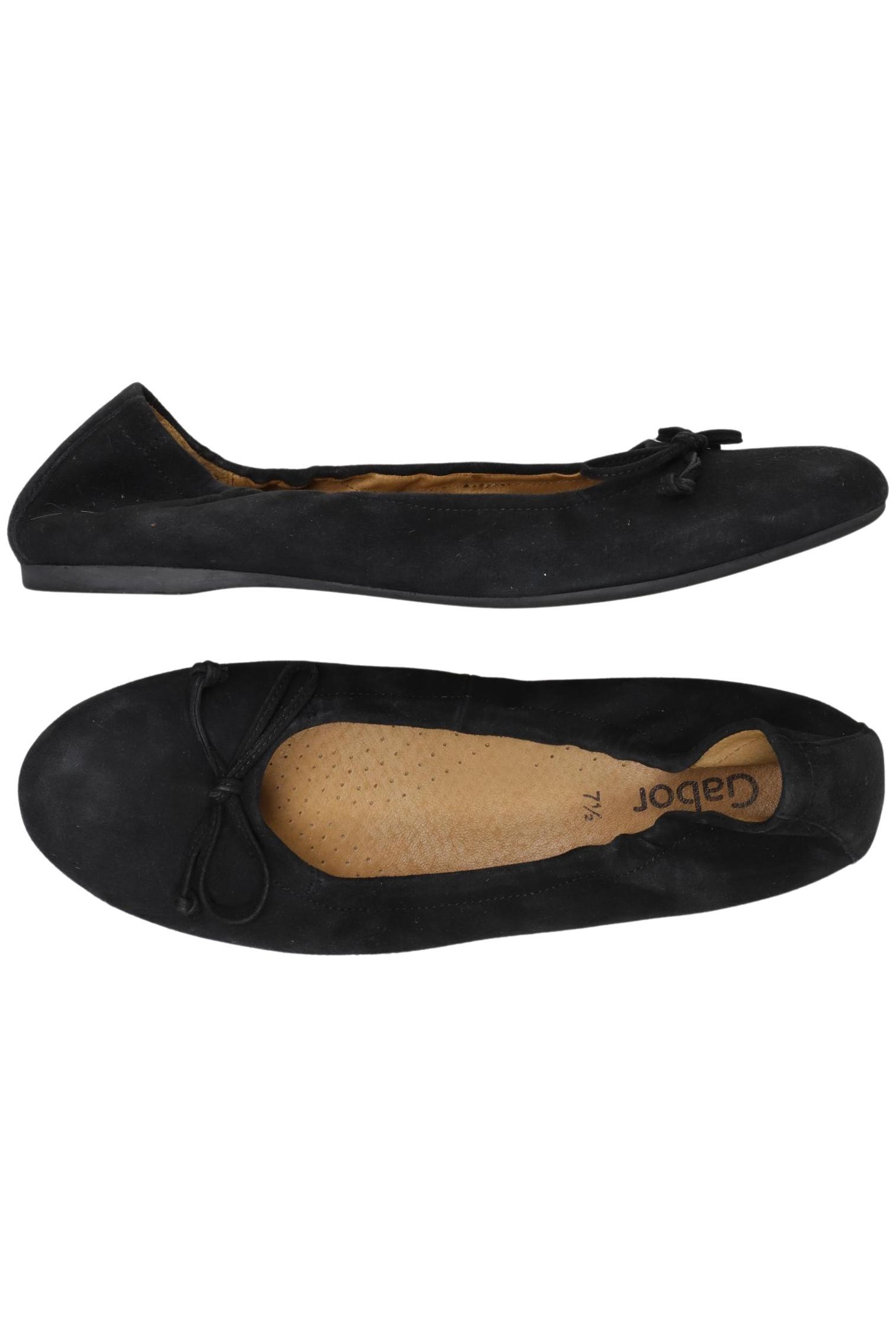 

Gabor Damen Ballerinas, schwarz, Gr. 7.5