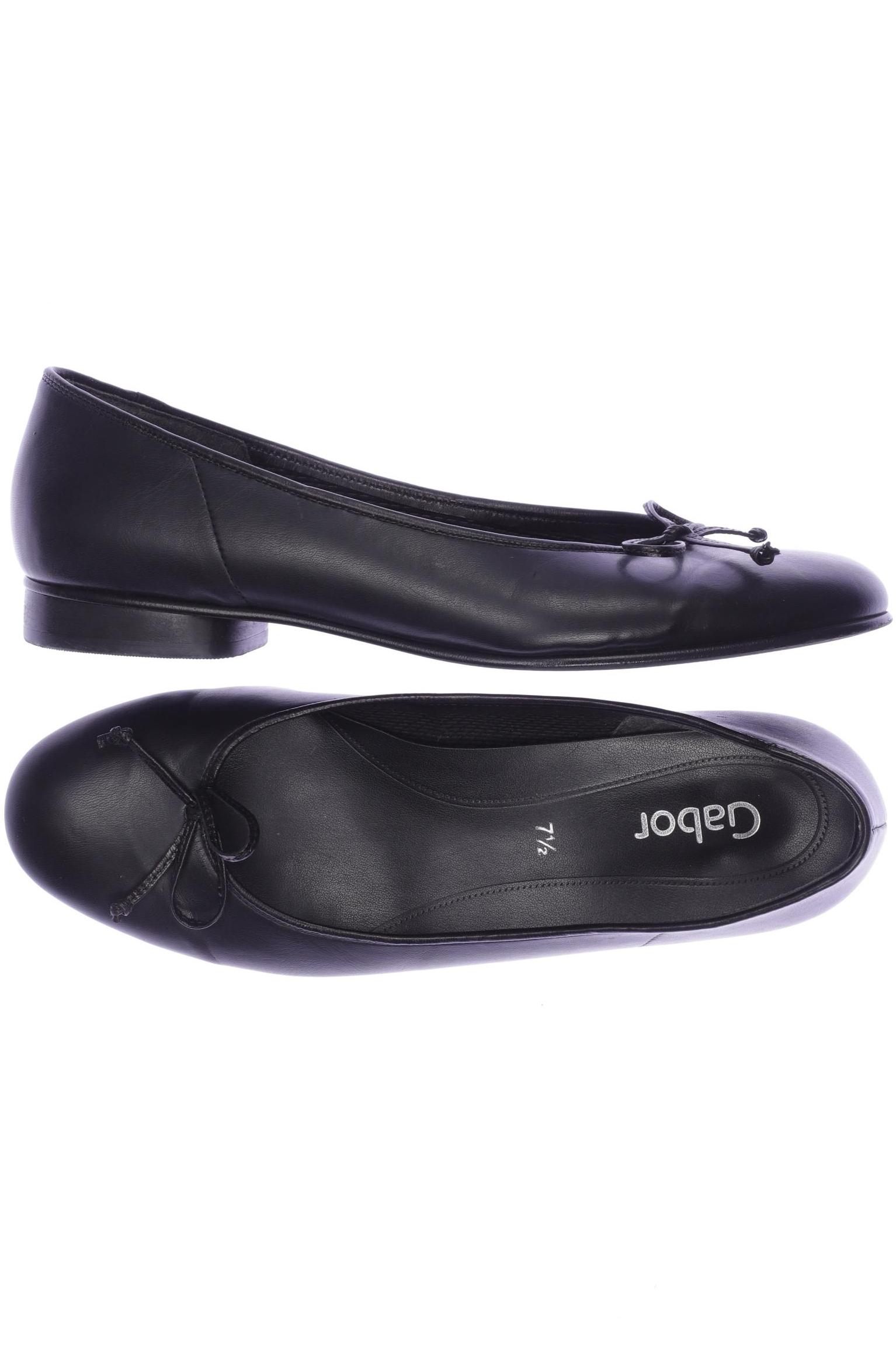 

Gabor Damen Ballerinas, schwarz, Gr. 7.5