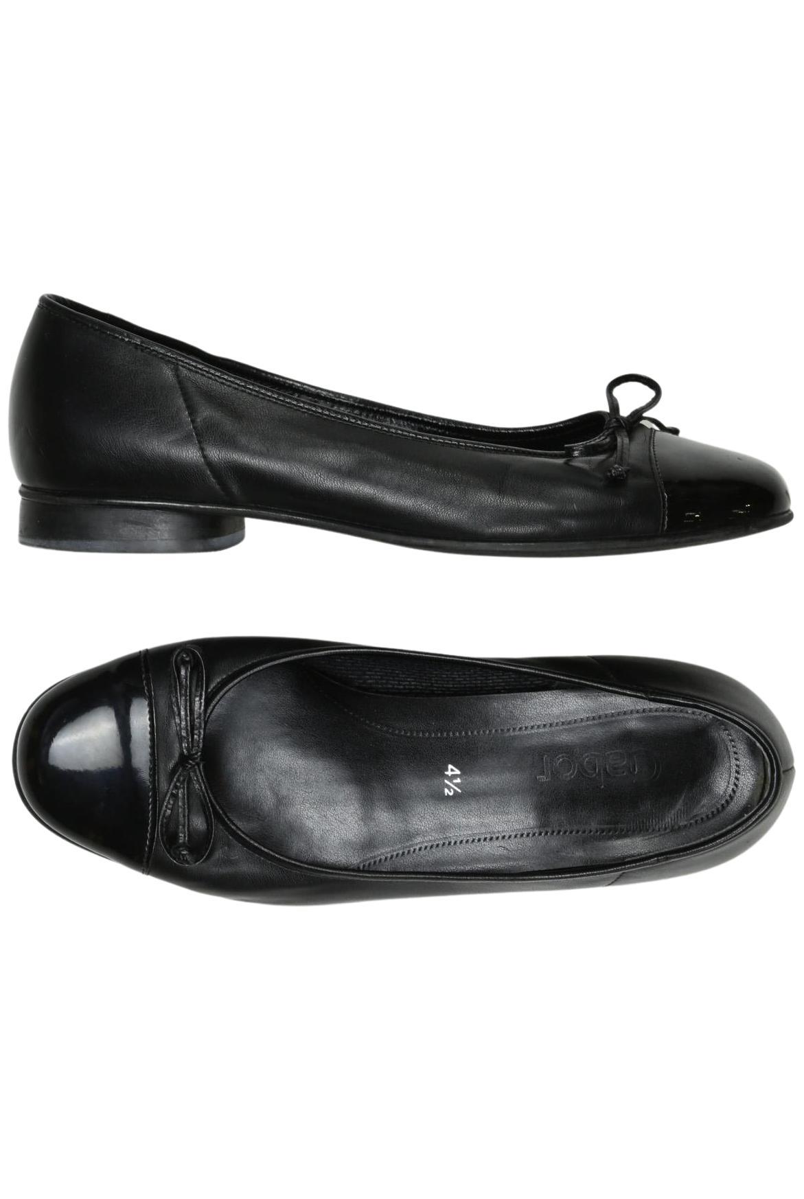 

Gabor Damen Ballerinas, schwarz, Gr. 4.5