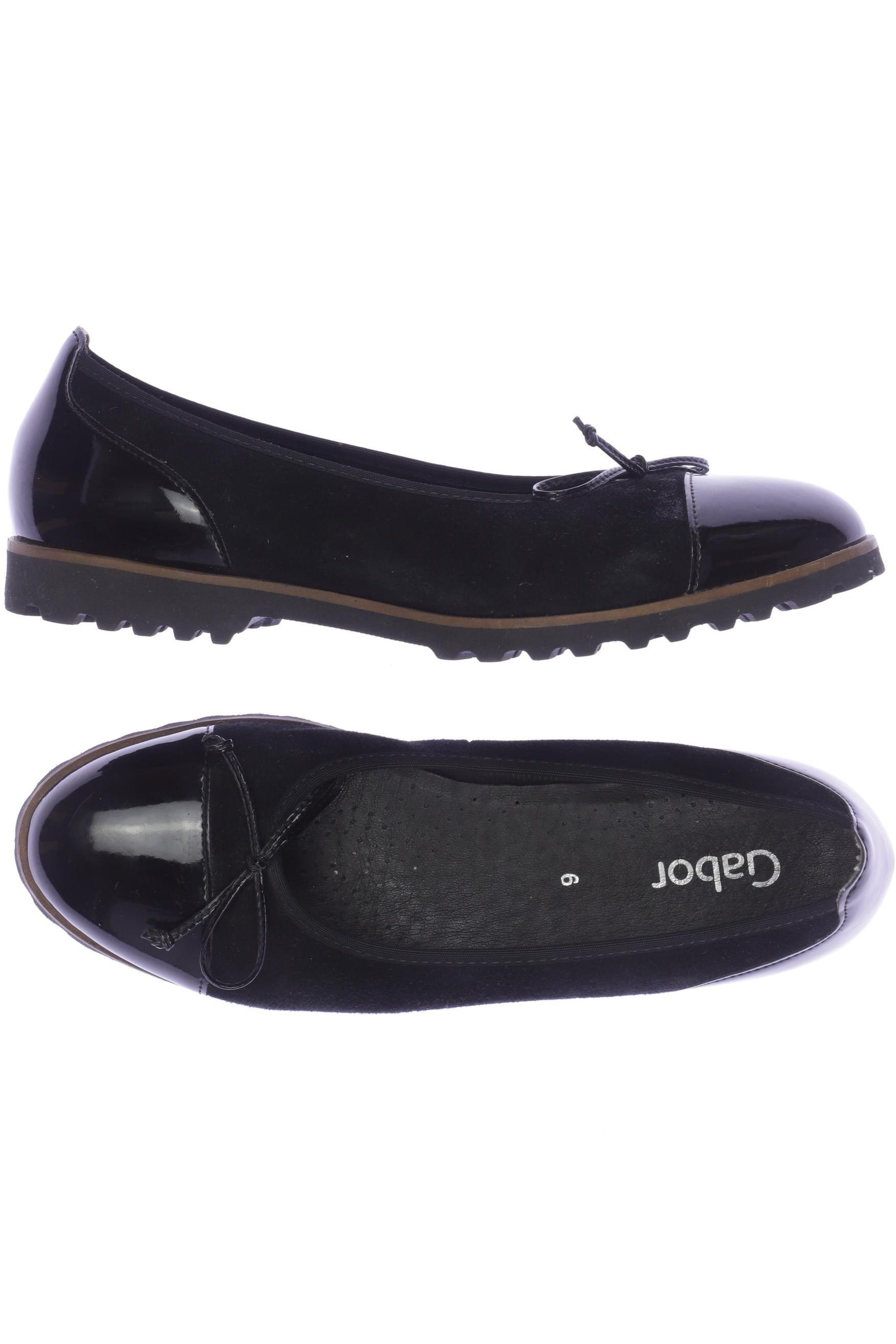 

Gabor Damen Ballerinas, schwarz, Gr. 6