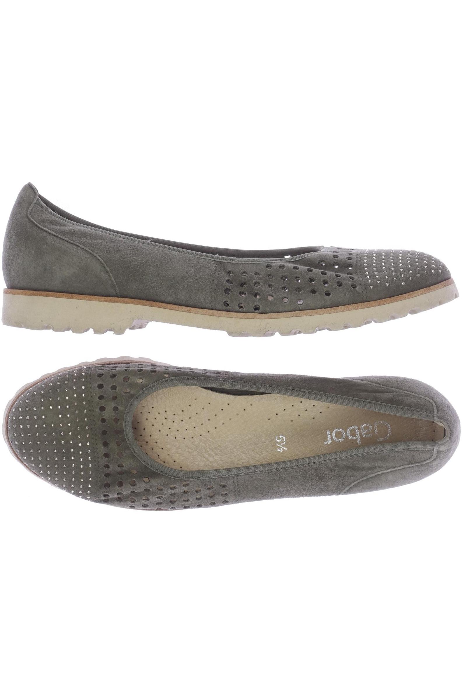 

Gabor Damen Ballerinas, grün, Gr. 5.5