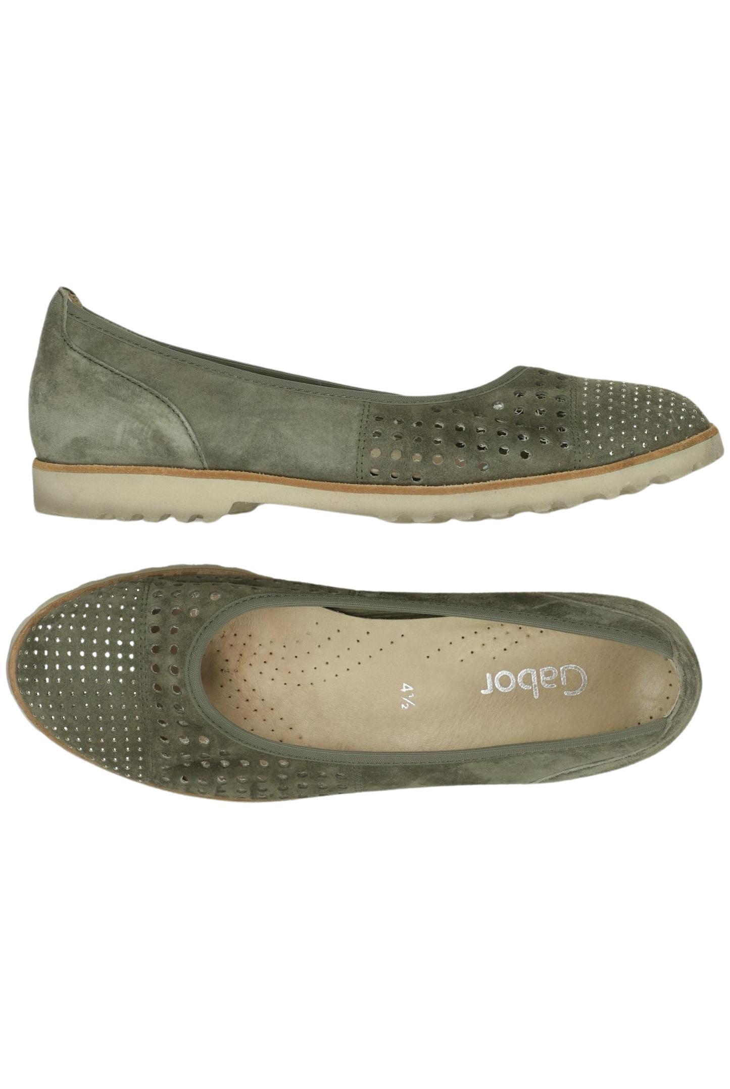 

Gabor Damen Ballerinas, grün, Gr. 4.5