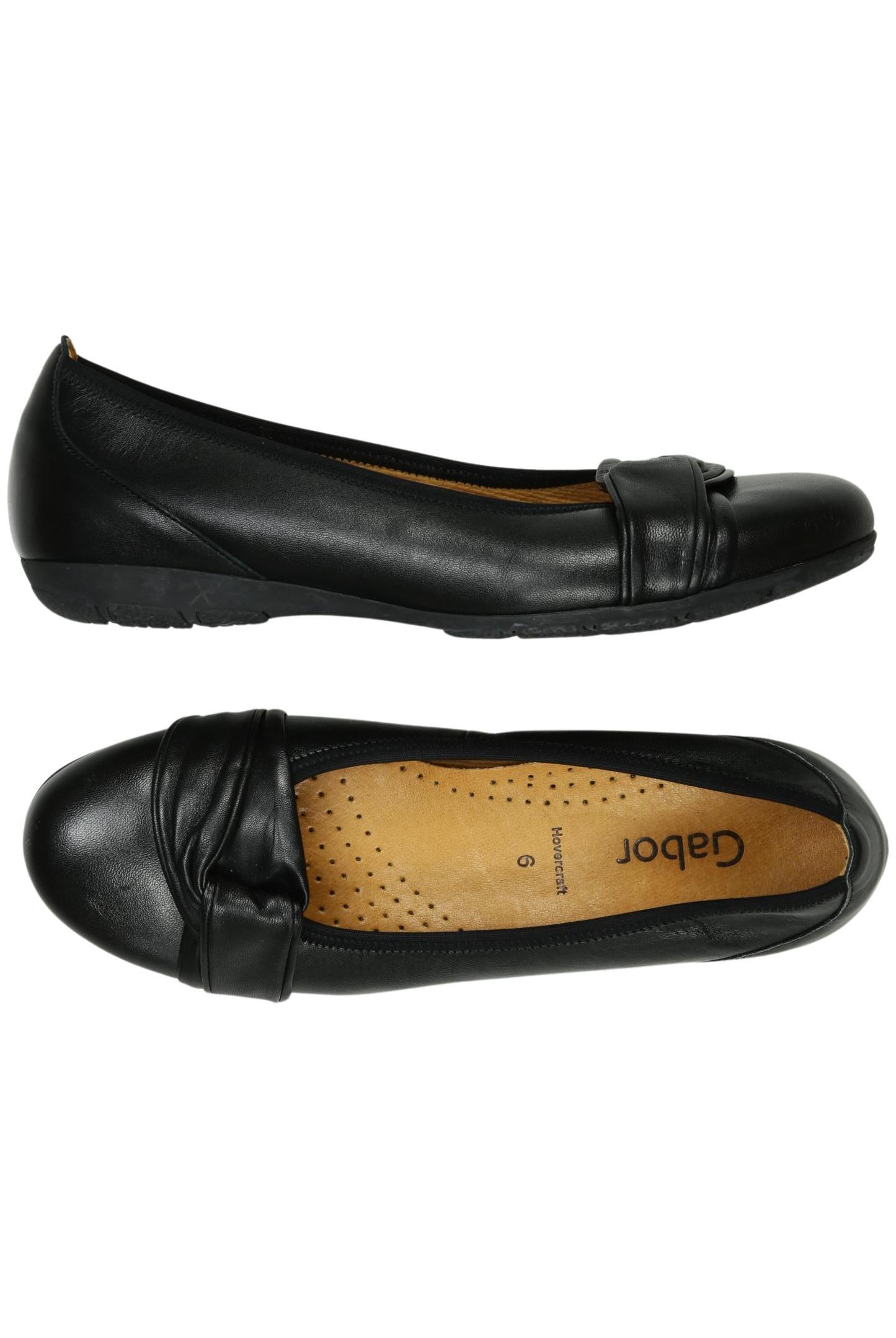 

Gabor Damen Ballerinas, schwarz, Gr. 6