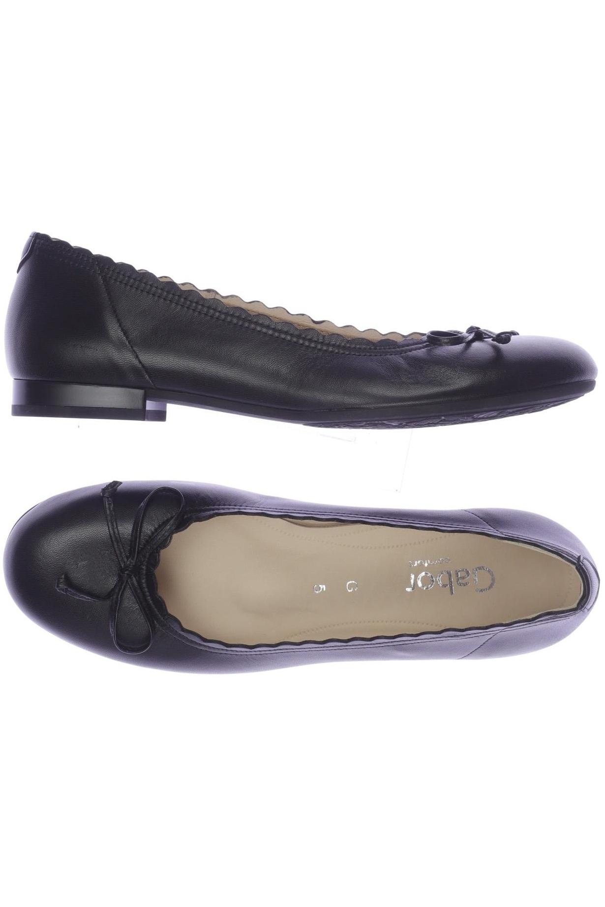 

Gabor Damen Ballerinas, schwarz, Gr. 5