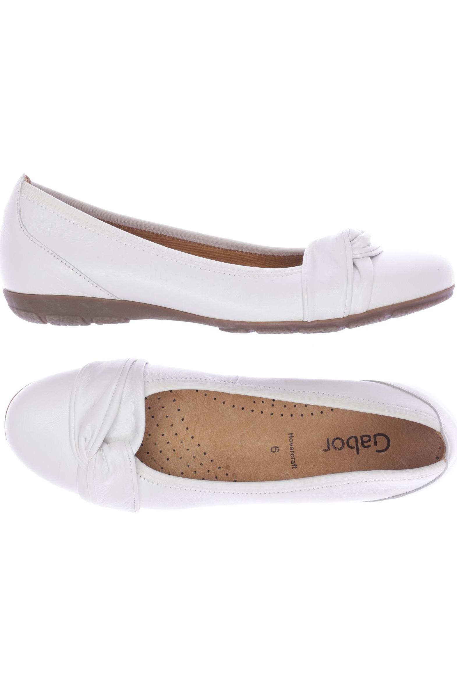 

Gabor Damen Ballerinas, weiß, Gr. 6
