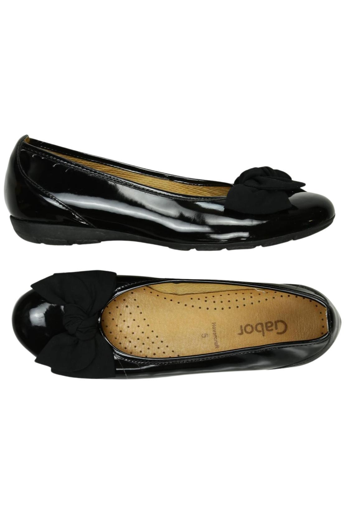 

Gabor Damen Ballerinas, schwarz, Gr. 5