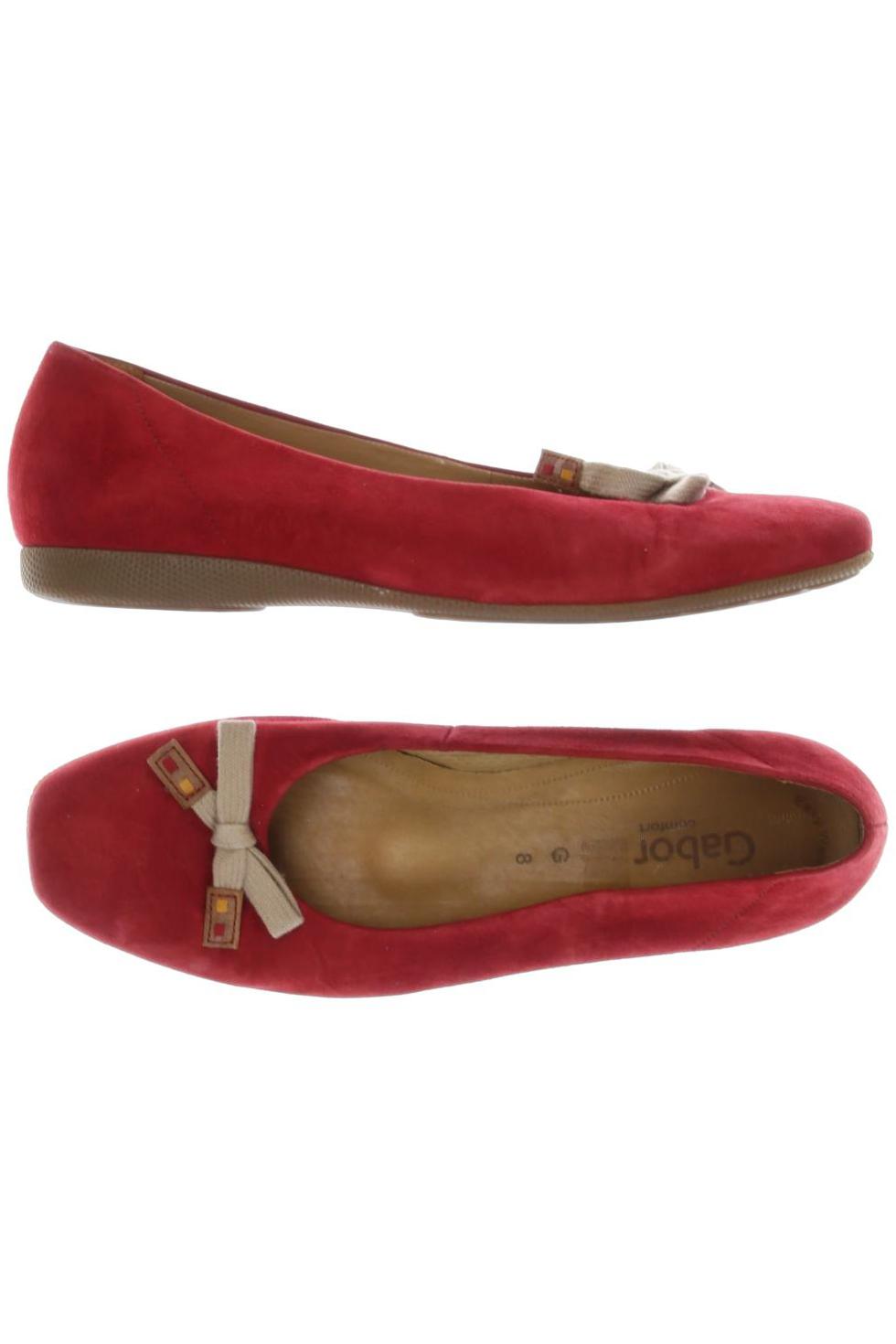 

Gabor Damen Ballerinas, rot, Gr. 8