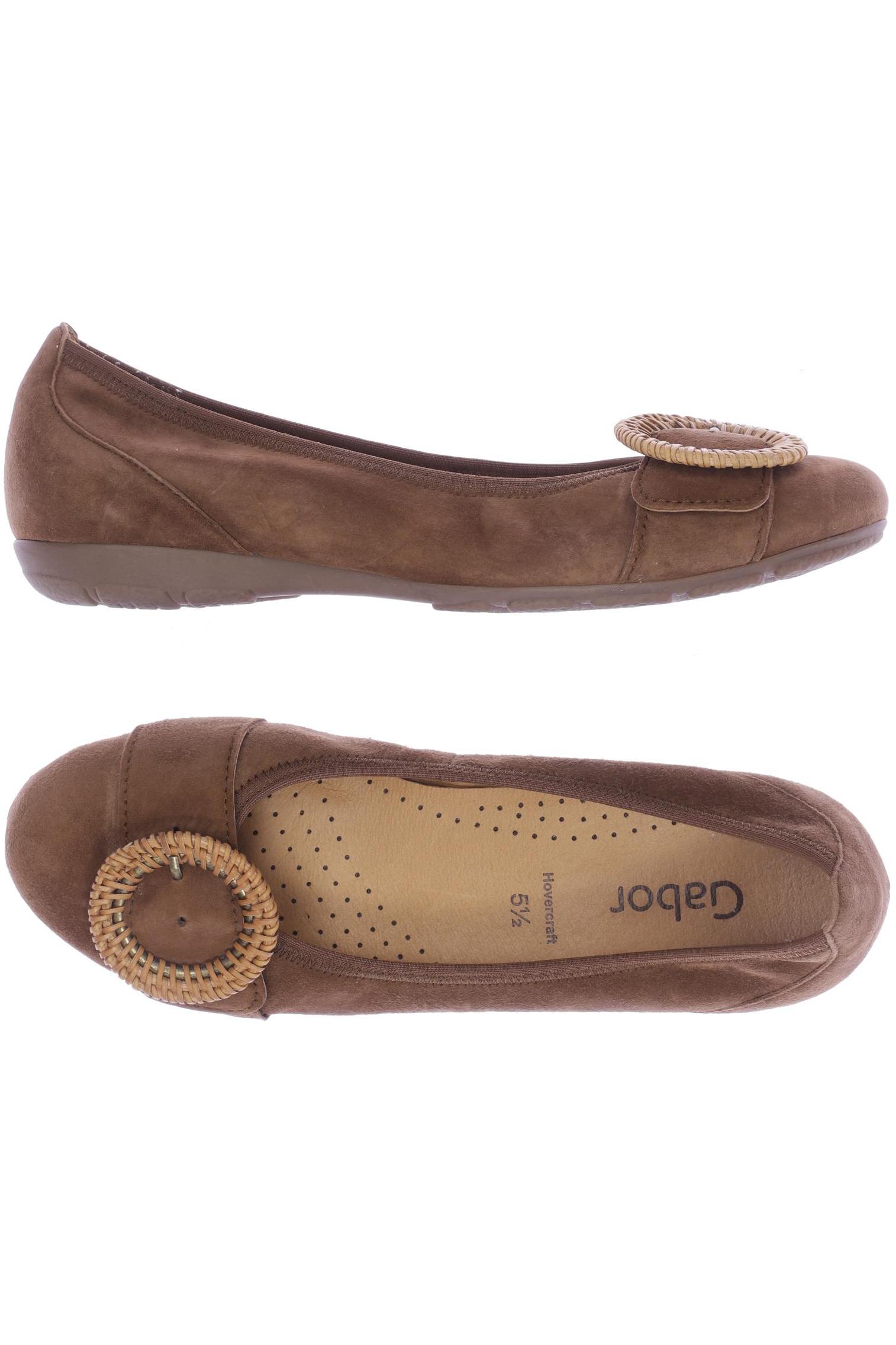 

Gabor Damen Ballerinas, braun, Gr. 5.5