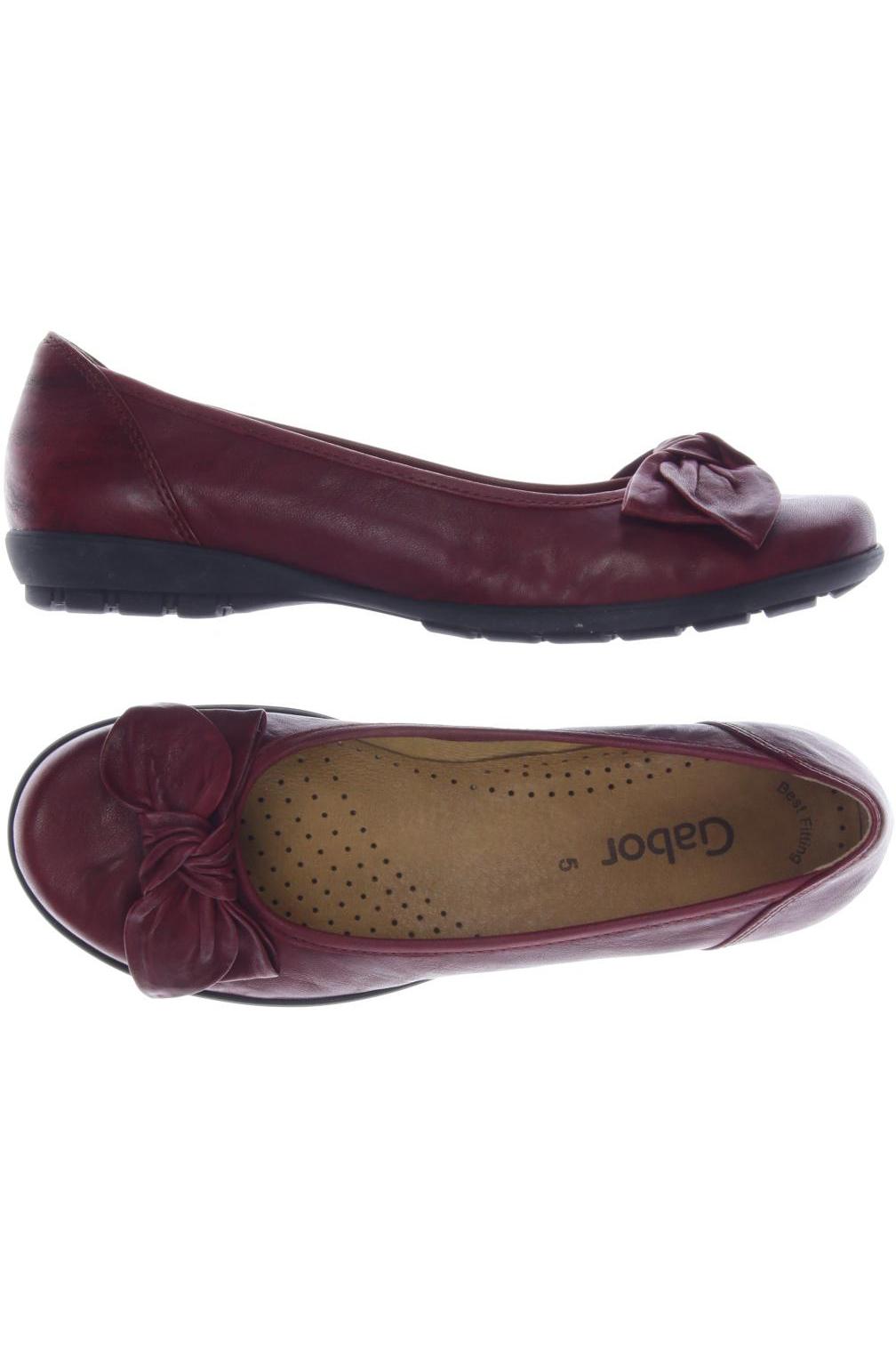 

Gabor Damen Ballerinas, bordeaux, Gr. 5