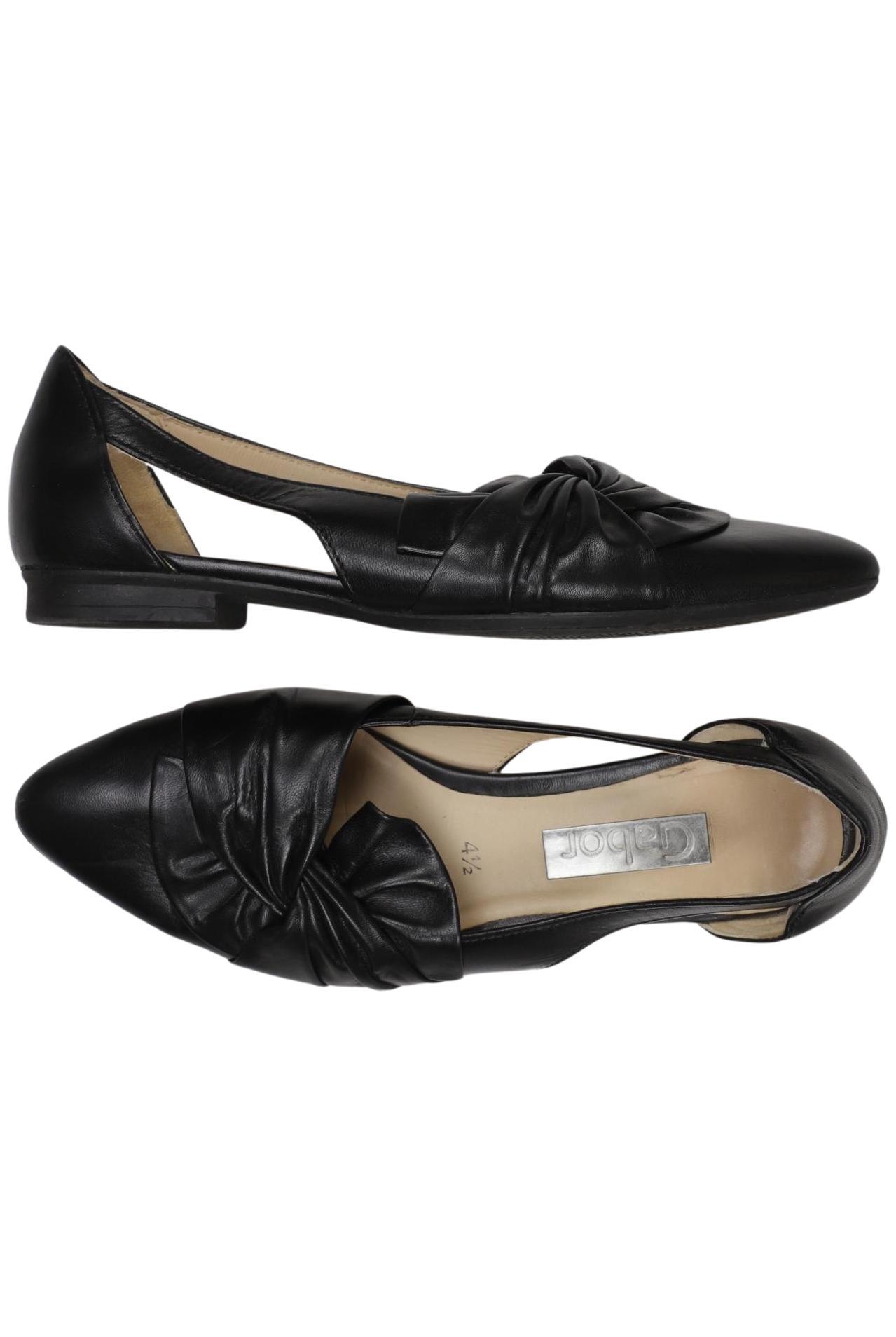 

Gabor Damen Ballerinas, schwarz, Gr. 4.5