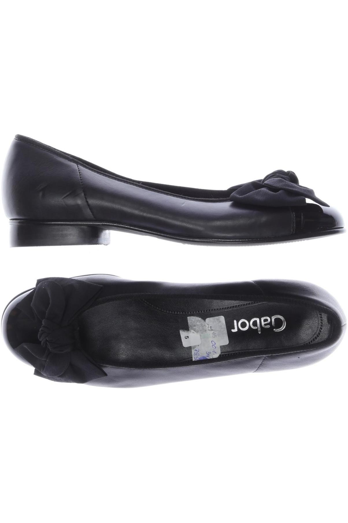 

Gabor Damen Ballerinas, schwarz, Gr. 4