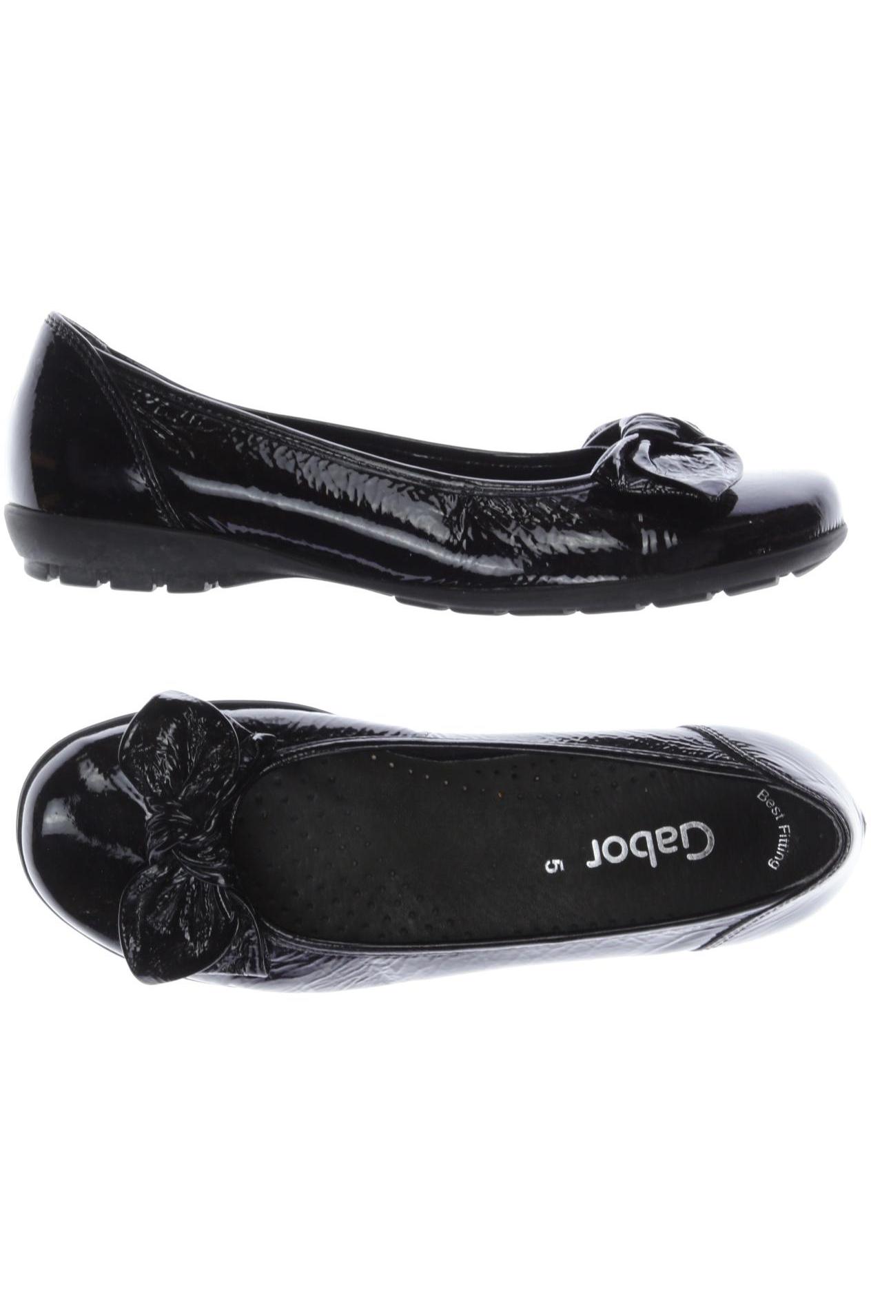 

Gabor Damen Ballerinas, schwarz, Gr. 5