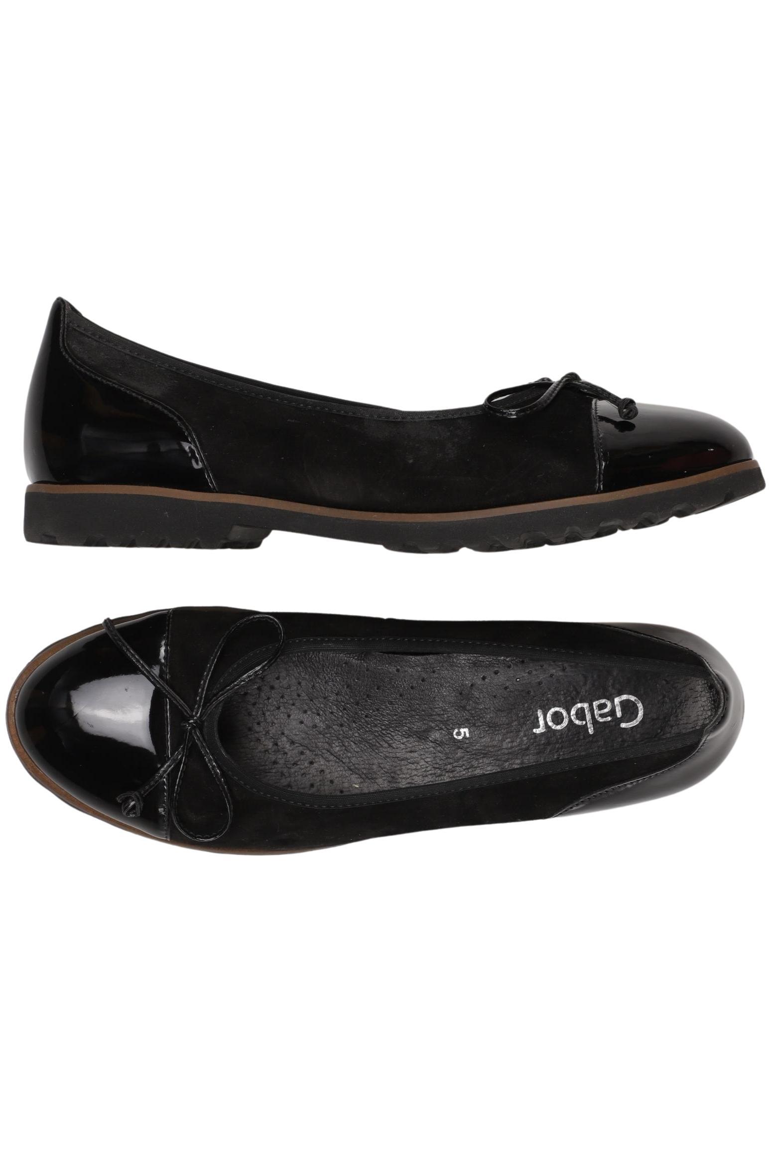 

Gabor Damen Ballerinas, schwarz, Gr. 5