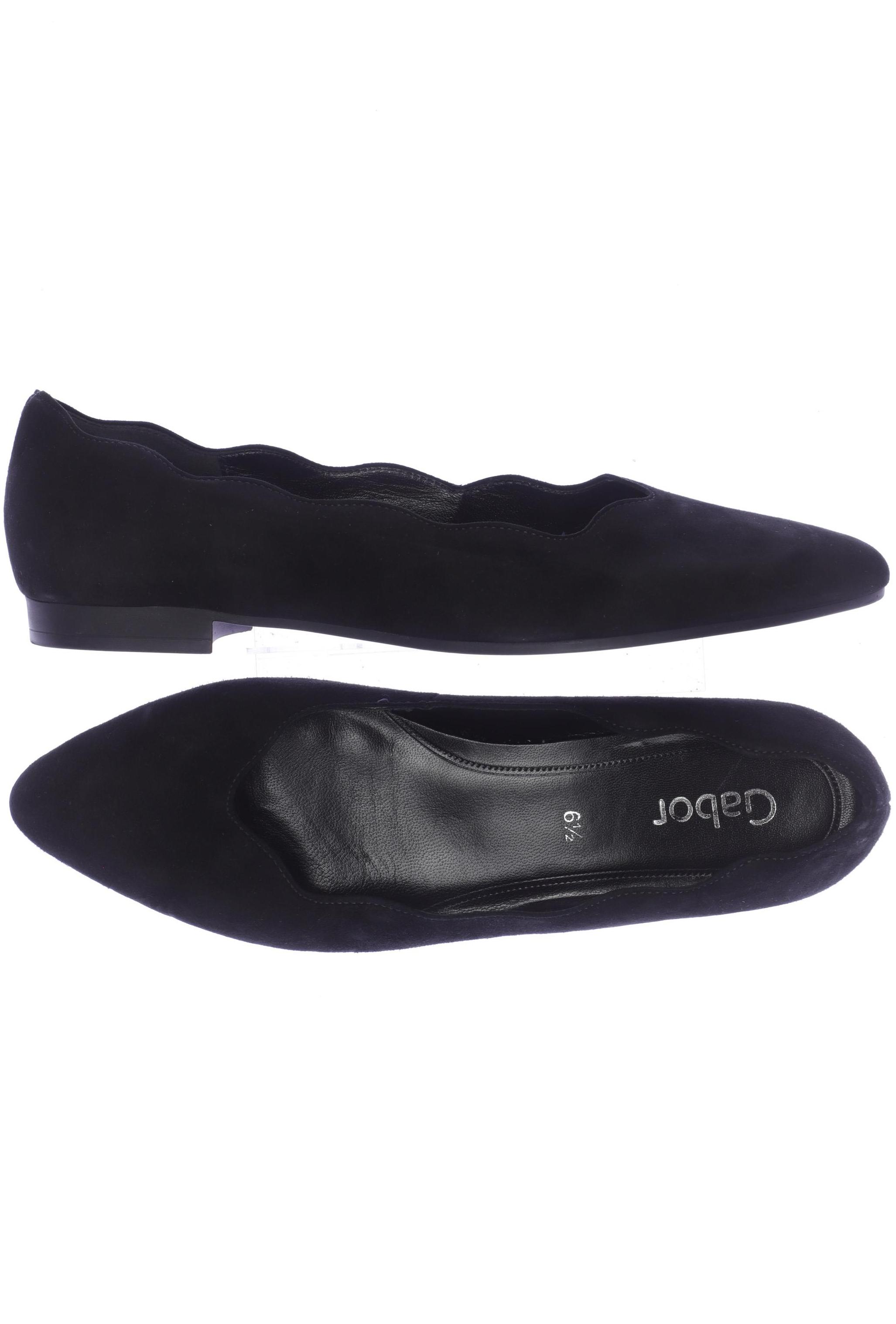 

Gabor Damen Ballerinas, schwarz, Gr. 6.5