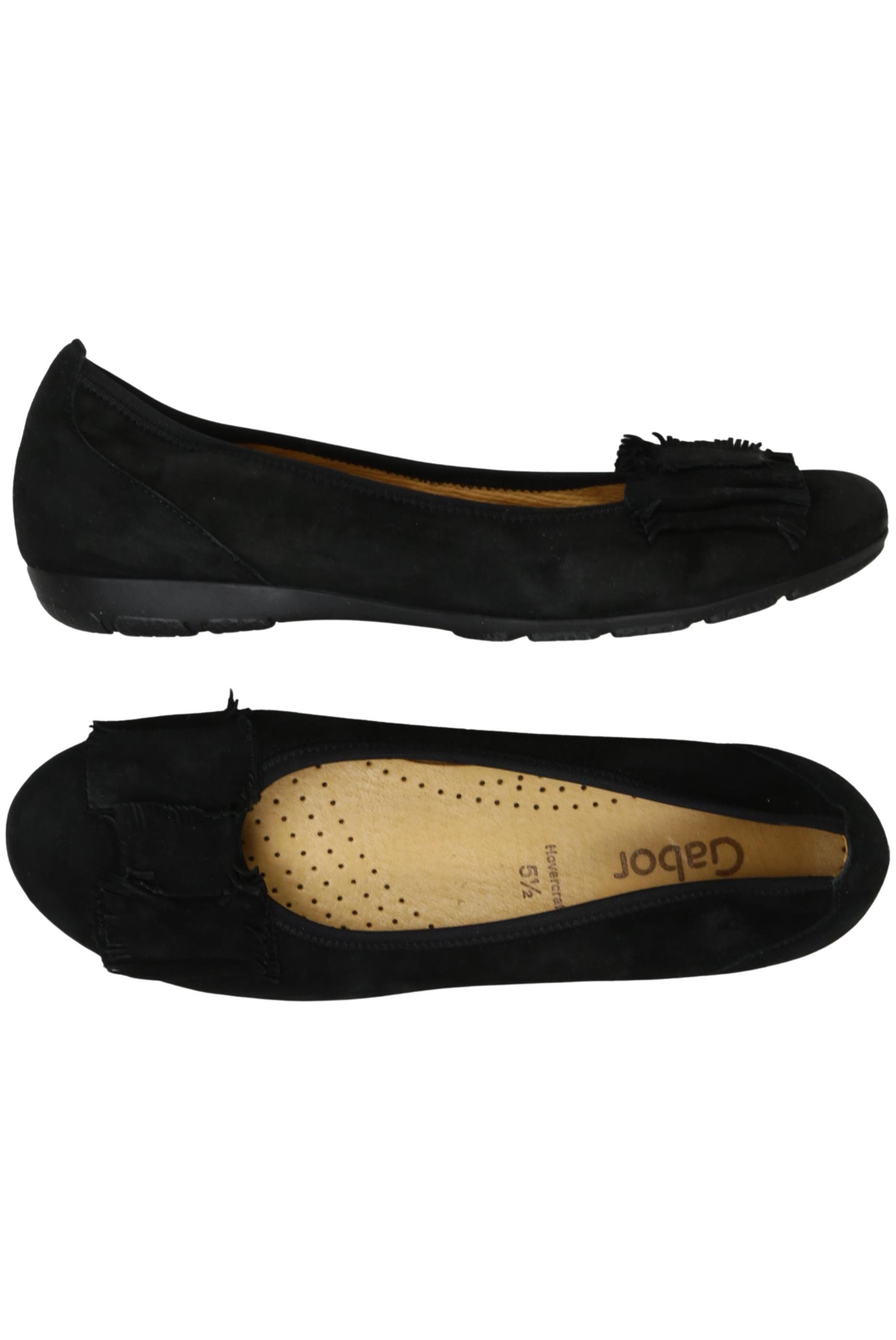 

Gabor Damen Ballerinas, schwarz, Gr. 5.5