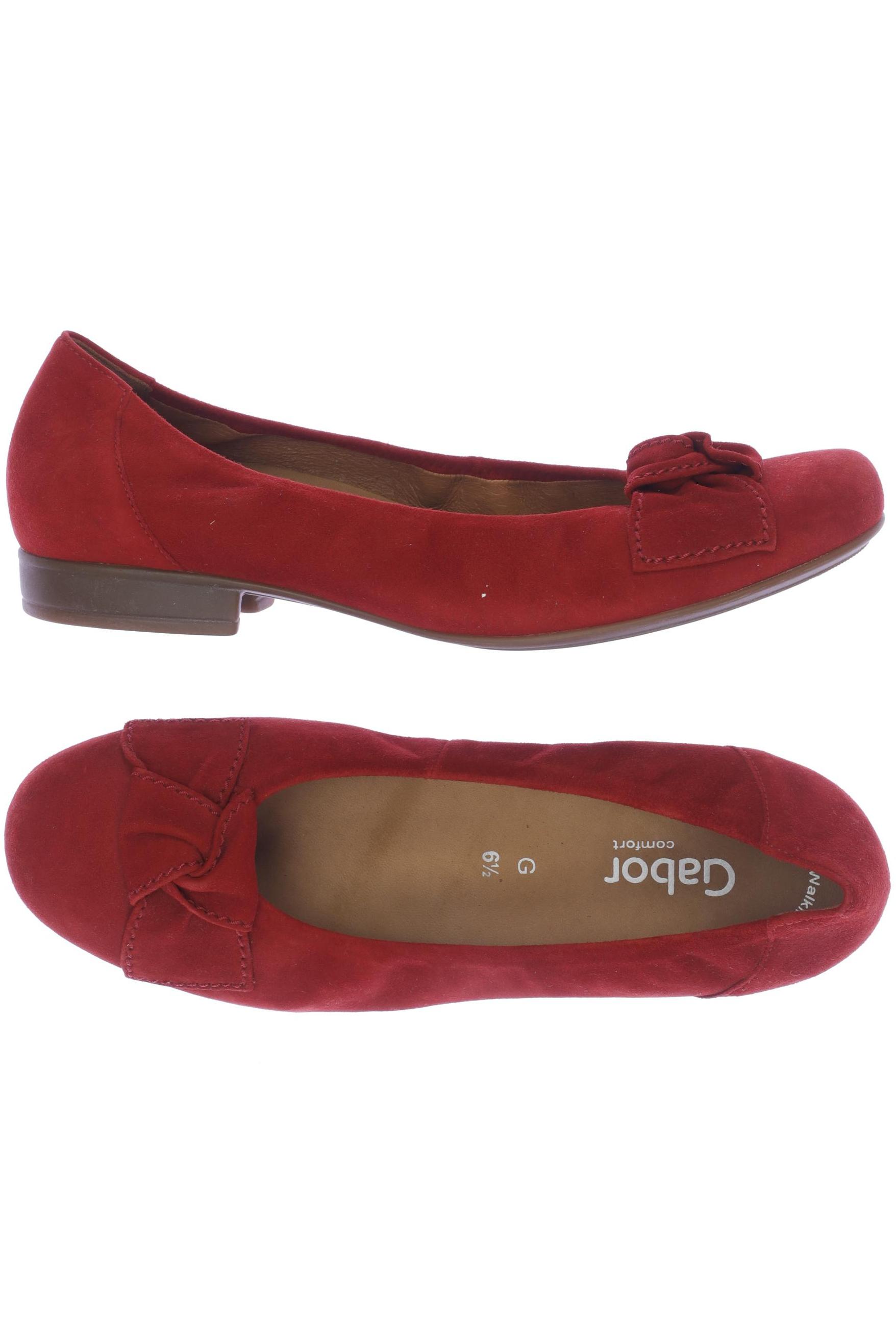 

Gabor Damen Ballerinas, rot, Gr. 6.5