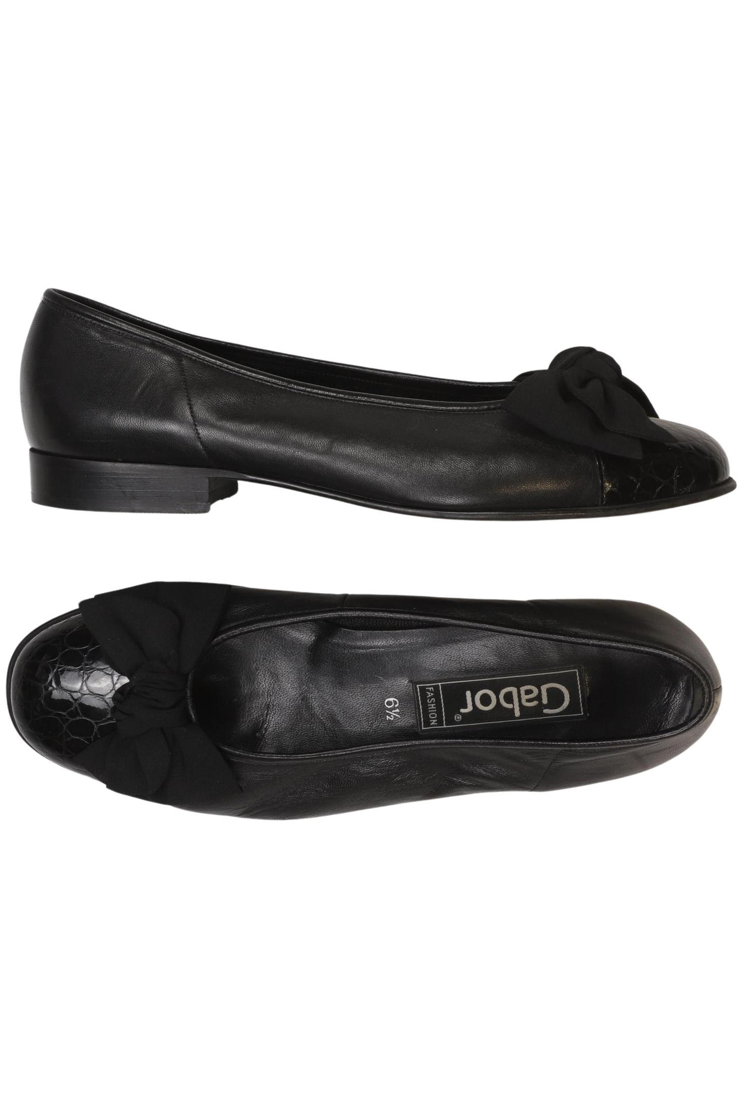 

Gabor Damen Ballerinas, schwarz, Gr. 6.5