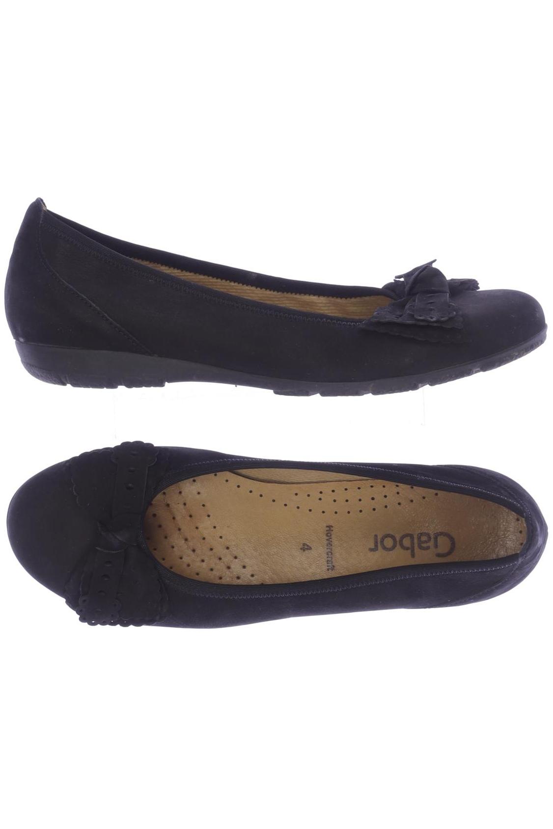

Gabor Damen Ballerinas, schwarz, Gr. 4