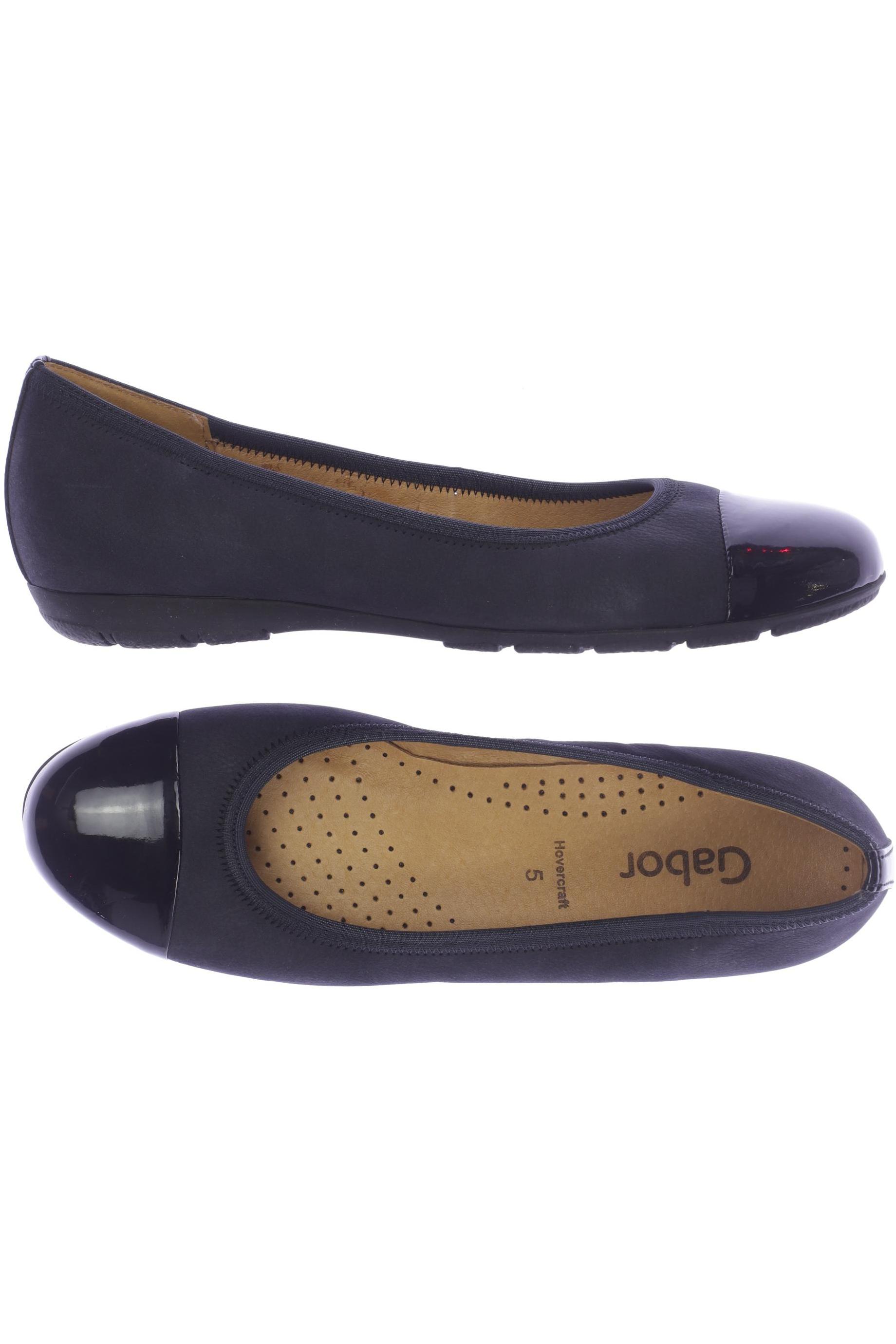 

Gabor Damen Ballerinas, schwarz, Gr. 5