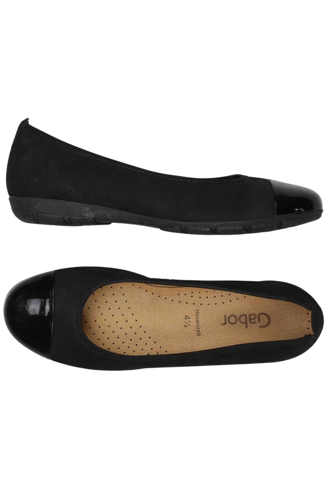 

Gabor Damen Ballerinas, schwarz, Gr. 4.5