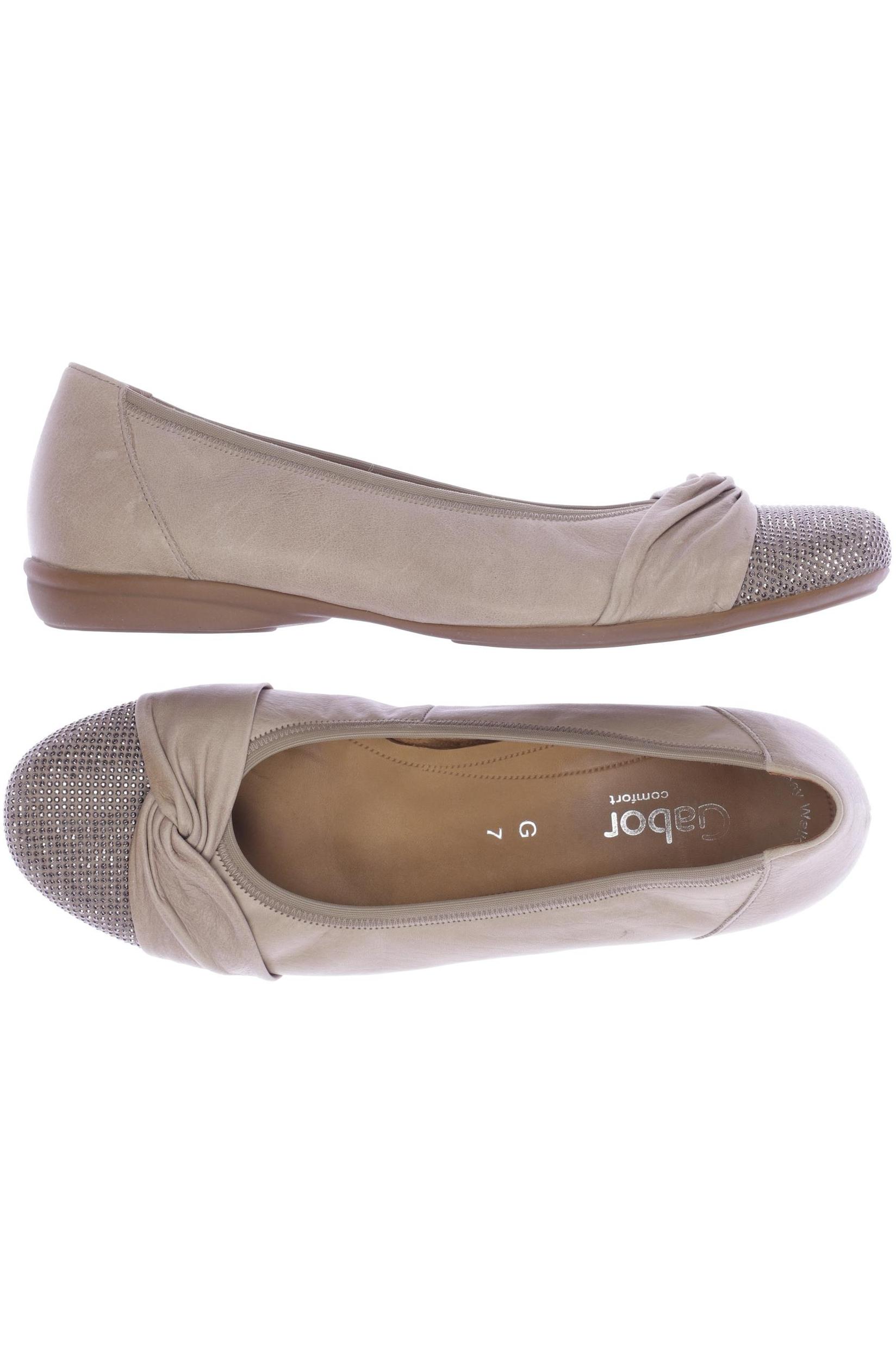 

Gabor Damen Ballerinas, beige, Gr. 7