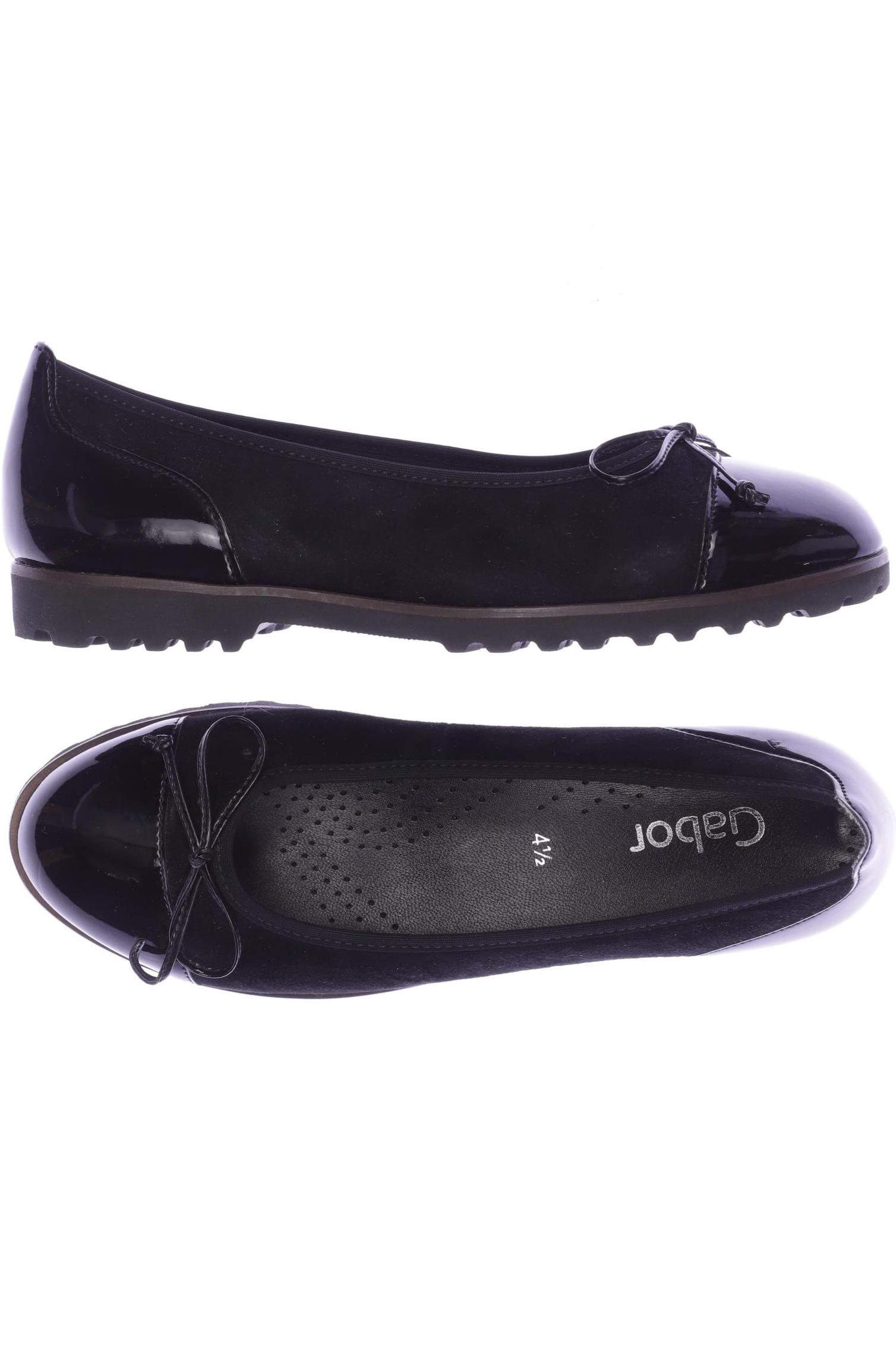 

Gabor Damen Ballerinas, schwarz, Gr. 4.5