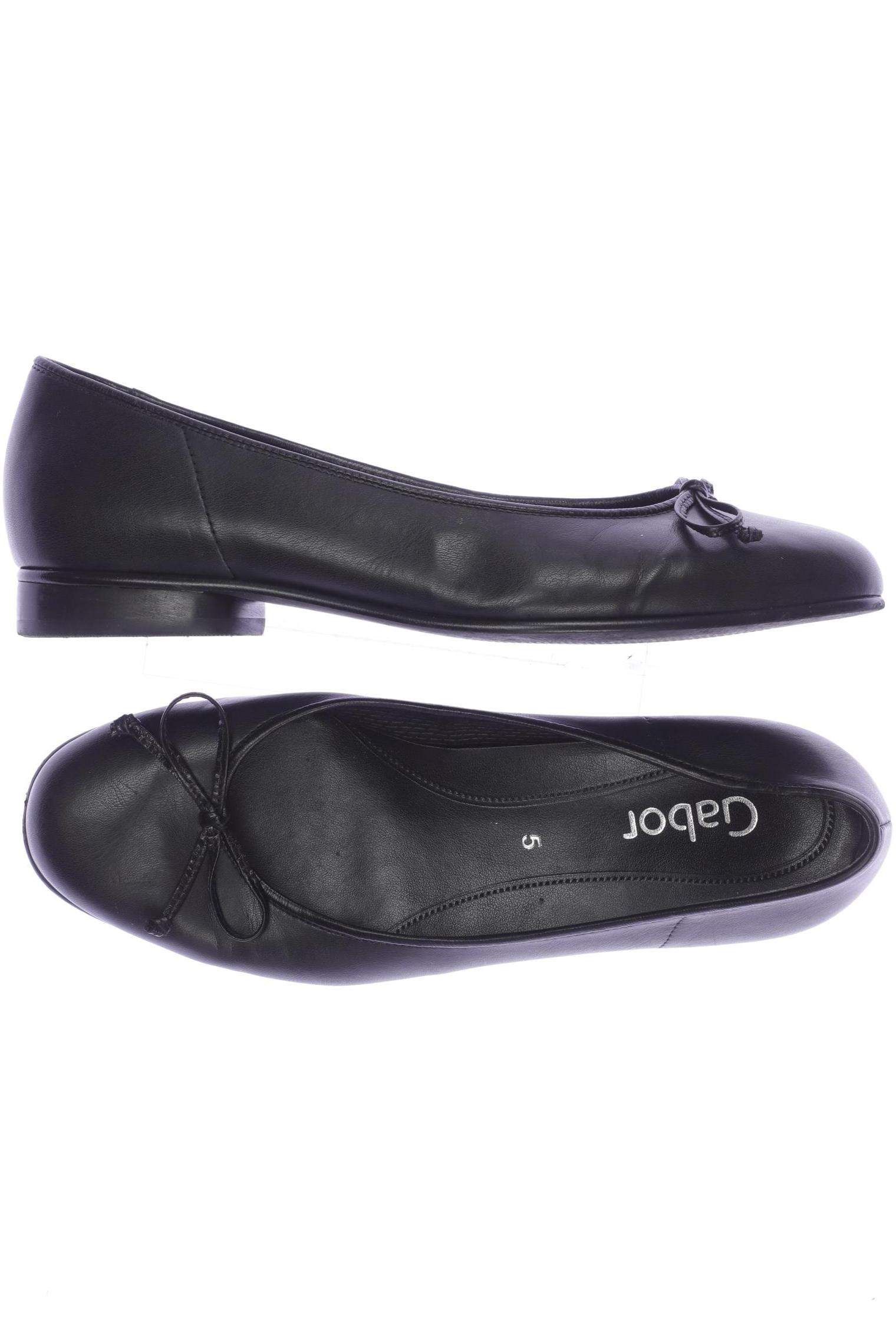 

Gabor Damen Ballerinas, schwarz, Gr. 5