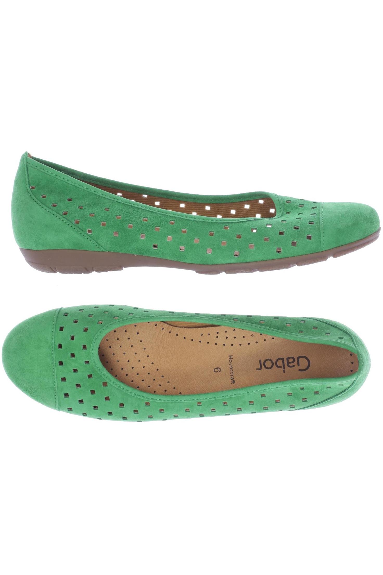 

Gabor Damen Ballerinas, grün, Gr. 6
